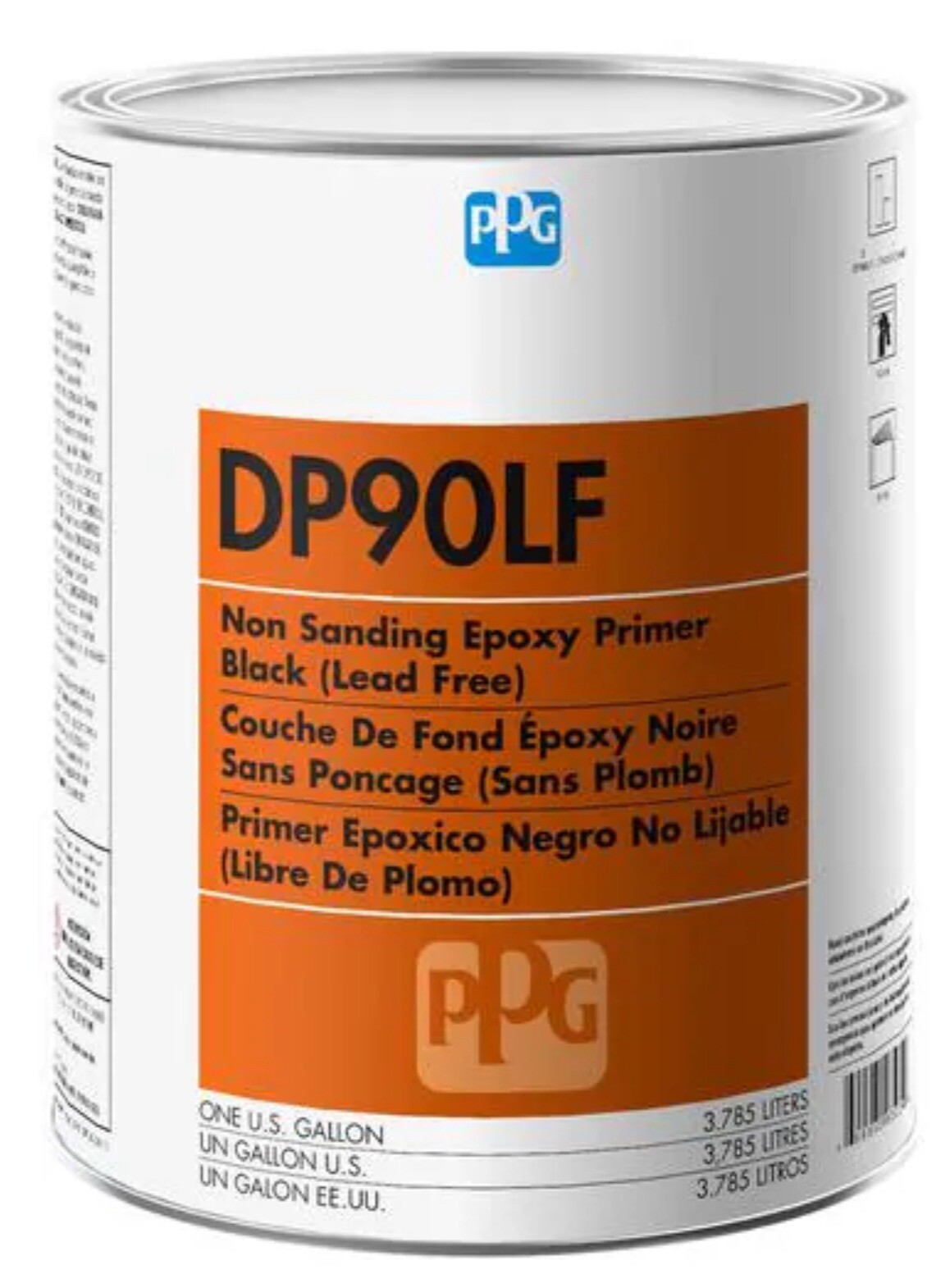 DP90LF PPG Refinish Deltron 1 Gallon Black Low VOC Black Epoxy Primer