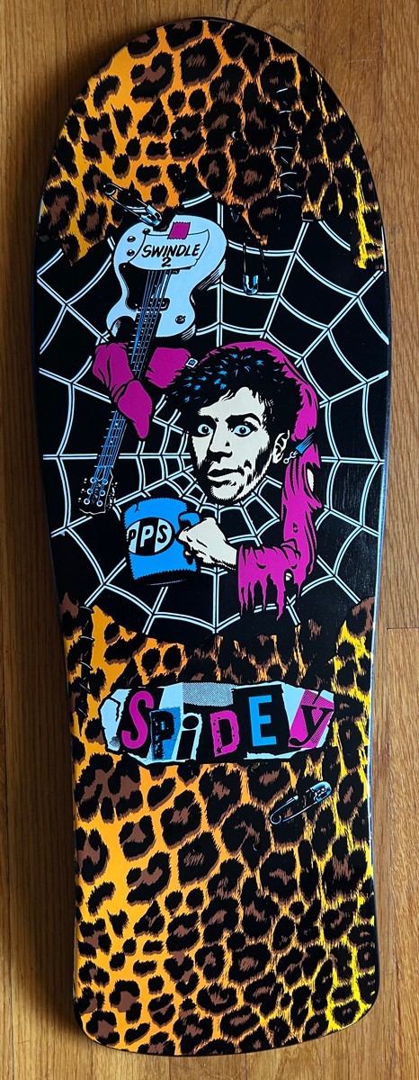 Pocket Pistols Spidey Swindle 2 Skateboard Deck Screen Printed Reissue