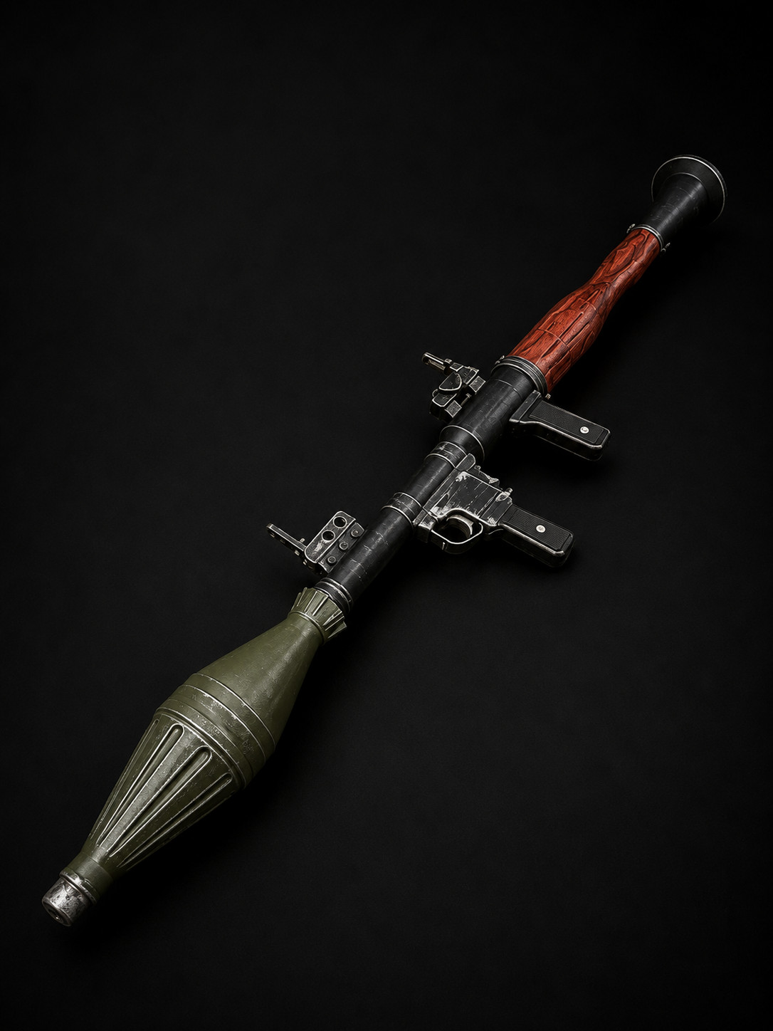 Replica RPG 7 Prop 1:1 Scale Fake RPG-7 3D Printed with wallmounts RPG Replica RPG 7 Prop 1:1 Scale Fake RPG-7 3D Printed with wallmounts RPG