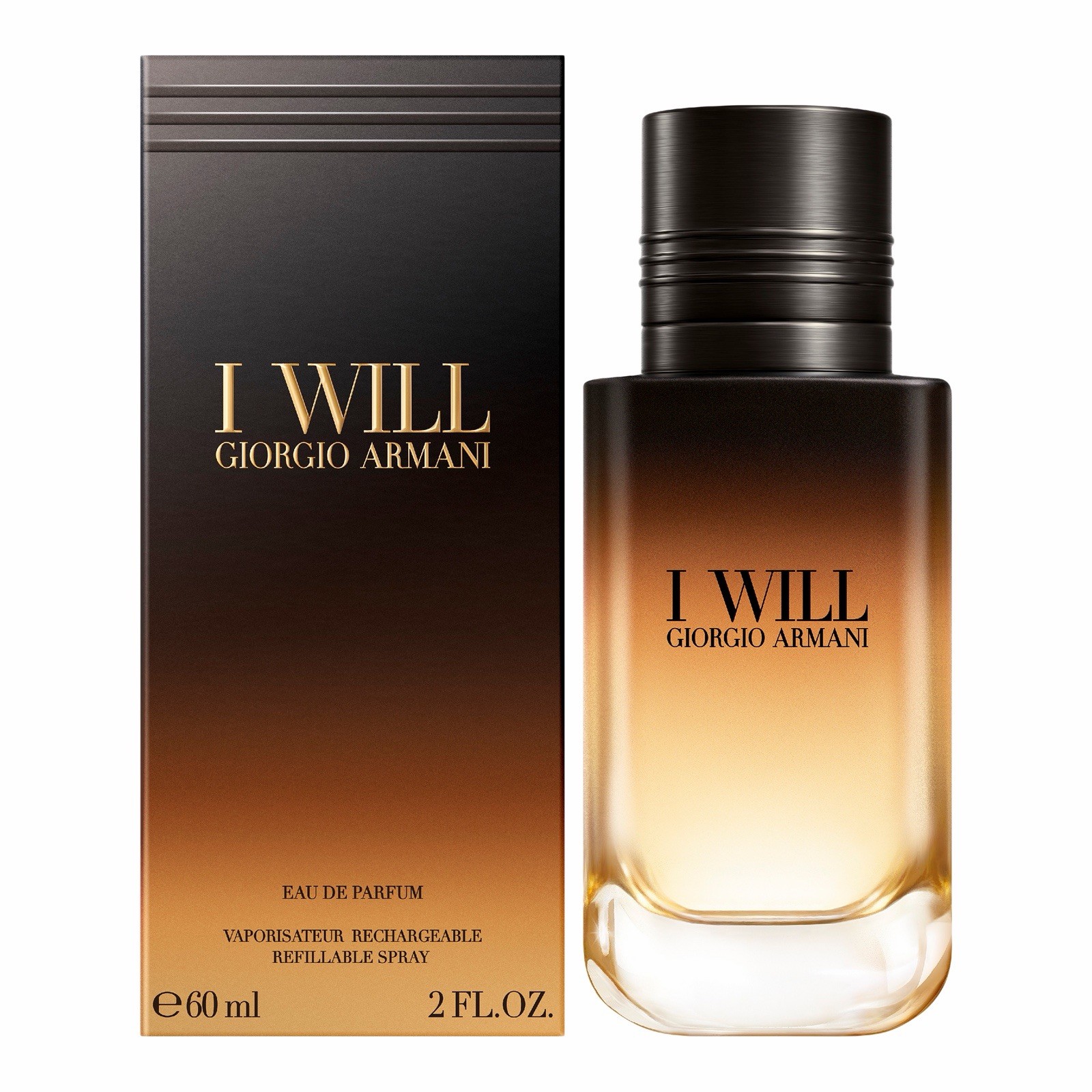 I WILL by Giorgio Armani Eau de Parfum EDP Men 60ml 2oz / Brand New SEALED