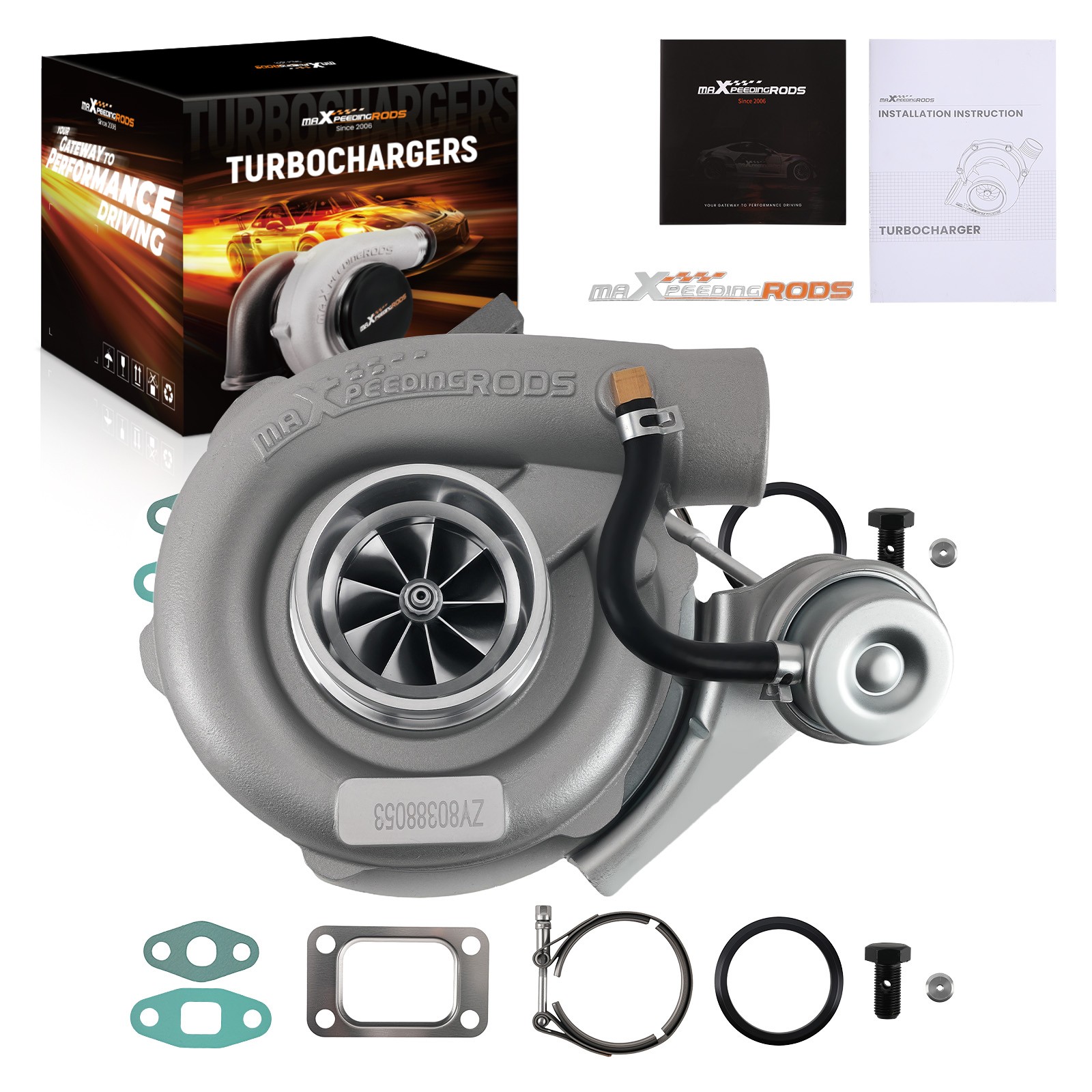 Upgrade Billet T04e T3.63 A/R  48.1 Trim Turbocharger Compressor 420+hp Stage3