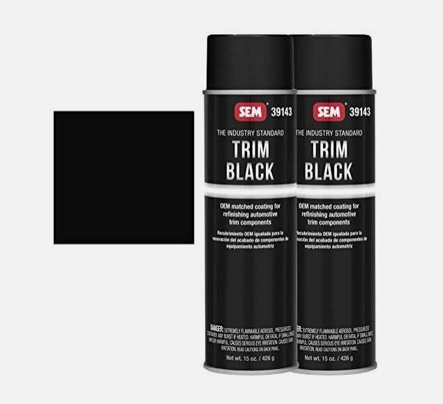 SEM 39143 Trim Black Aerosol (2 Cans) SEM 39143 Trim Black Aerosol (2 Cans)