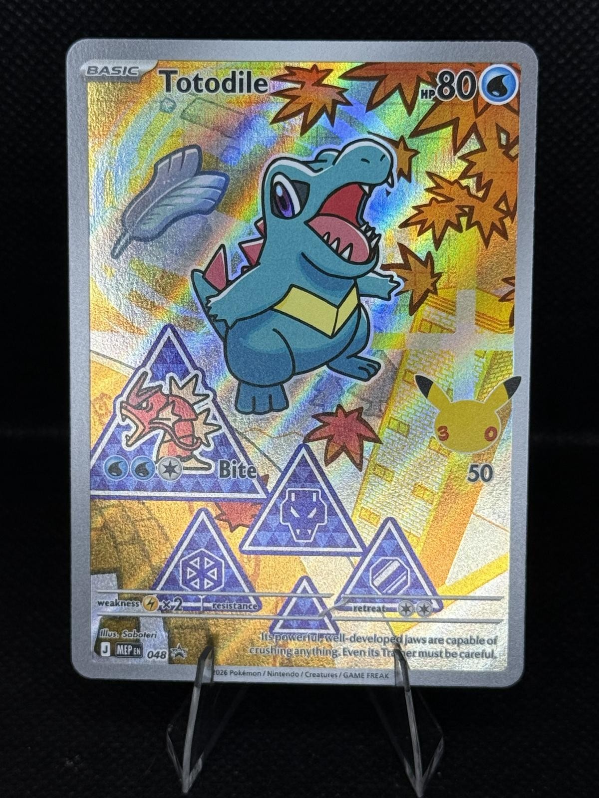 Totodile 048 Promo ME: Mega Evolution Promo Pokemon Holo Near Mint