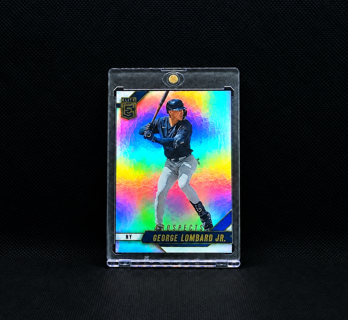 ROOKIE GEORGE LOMBARD JR REFRACTOR SILVER HOLO 2026 ELITE SERIES - Yankees (RC)