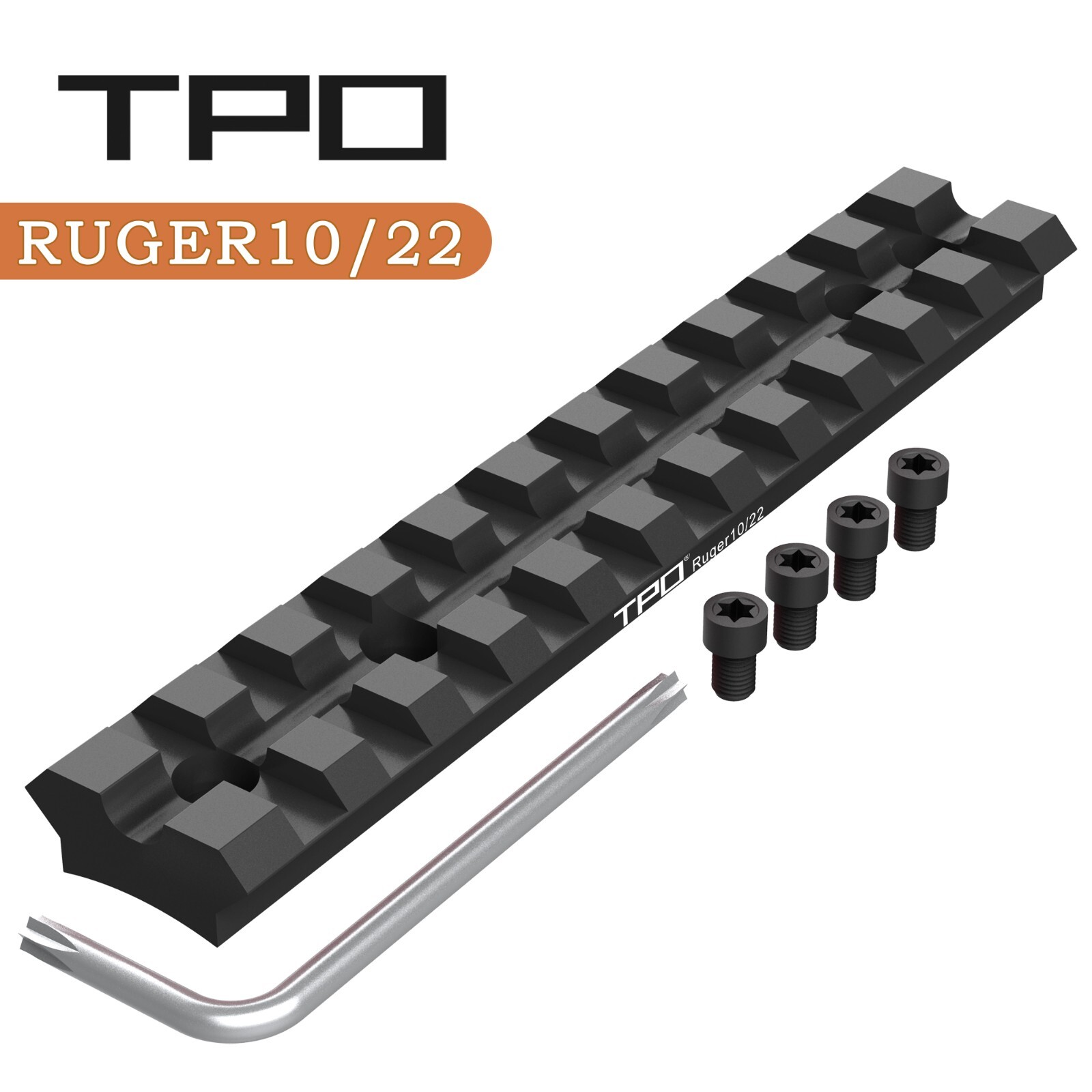 Picatinny Rail Mount for Ruger 10/22 with 11 Slots for Red Dots Mounting Scopes Picatinny Rail Mount for Ruger 10/22 with 11 Slots for Red Dots Mounting Scopes