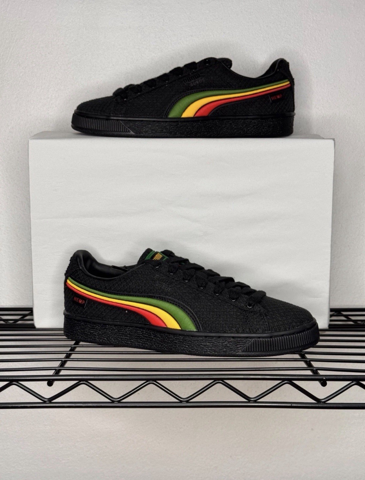 Men\'s - Rare Puma Suede Hemp \'Rasta\'