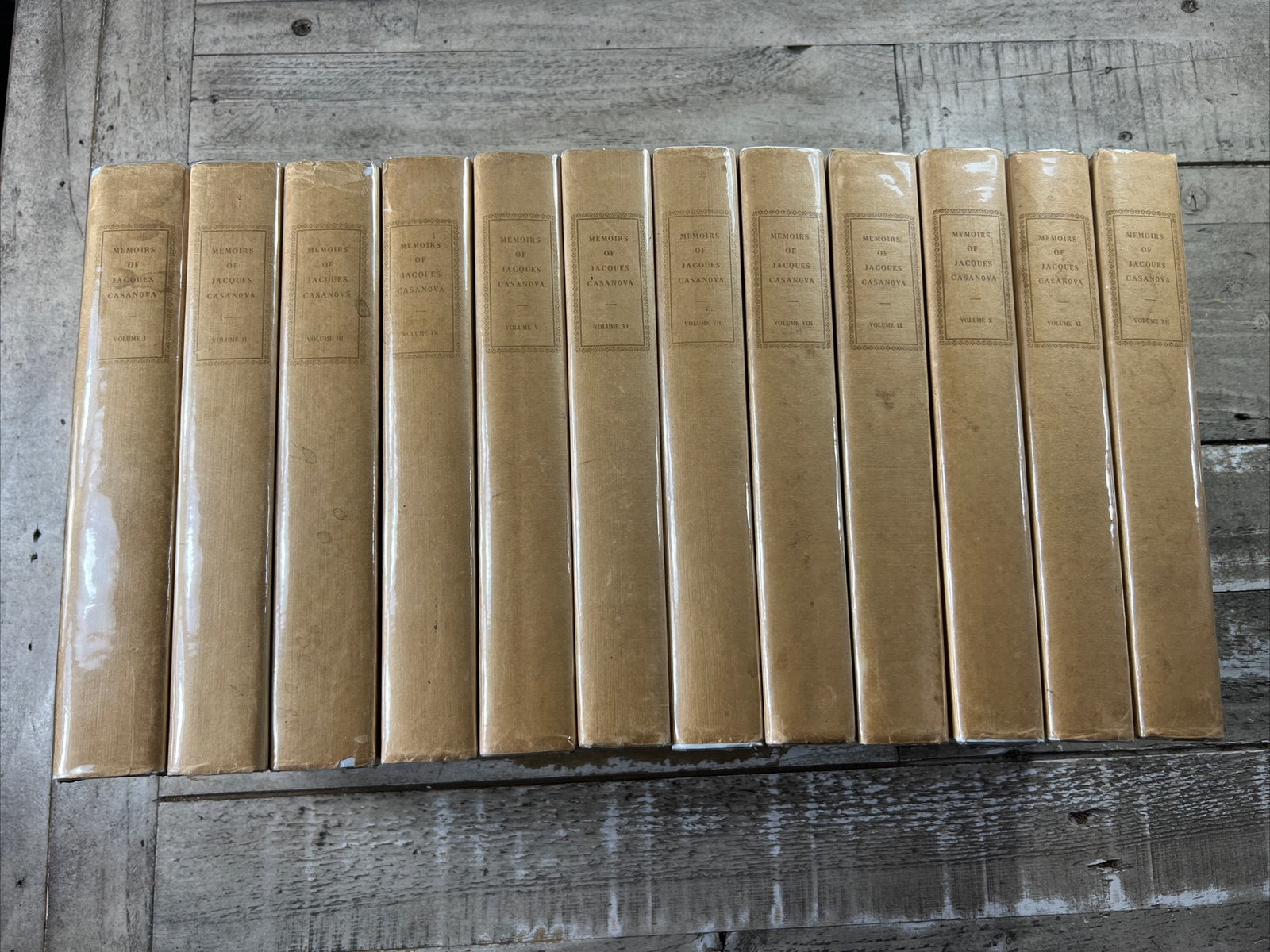 c1900 Antique Autobio. 12 Book Set \