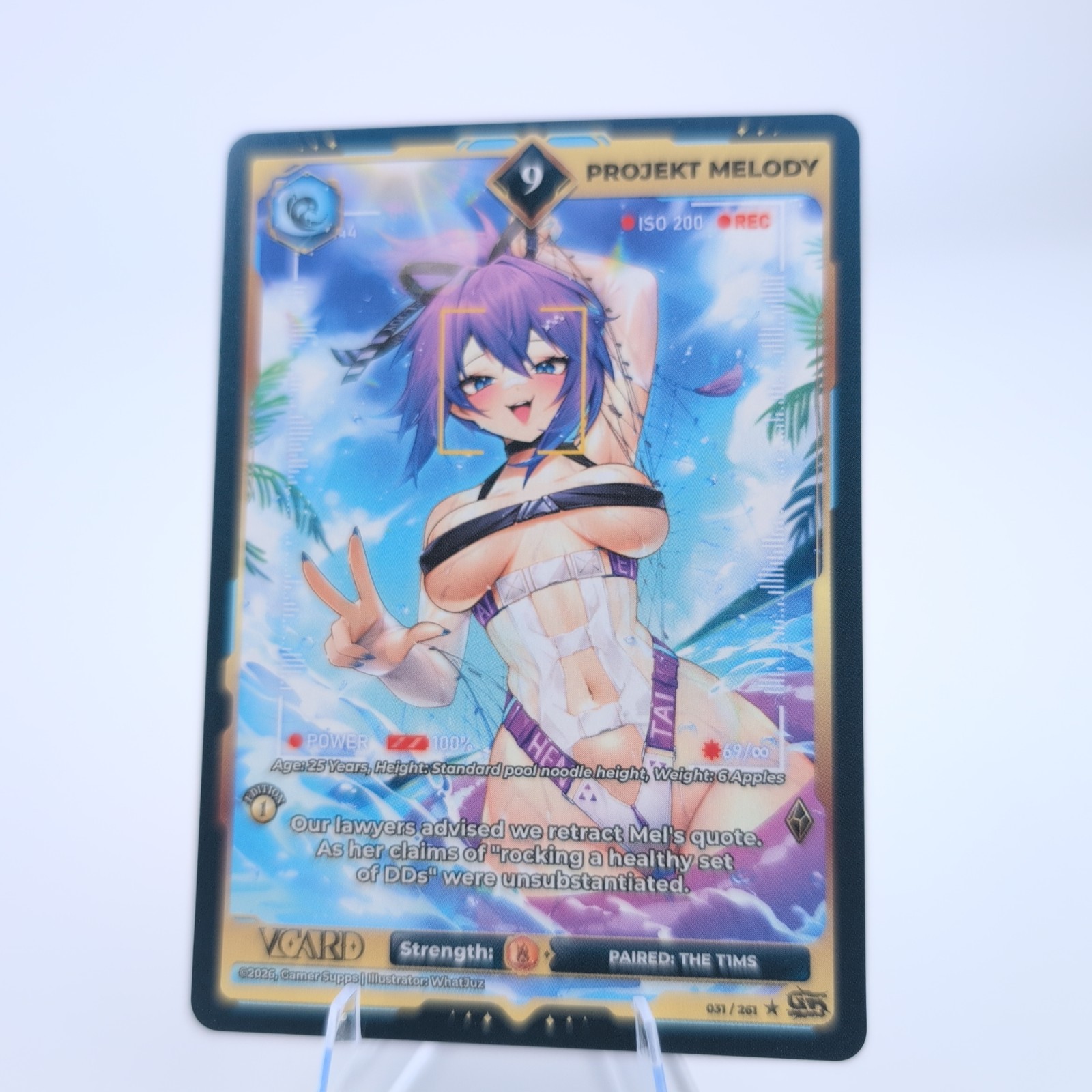 Gamersupps Vcard Fractured Paradox Projekt Melody Rare 9 1st Edition