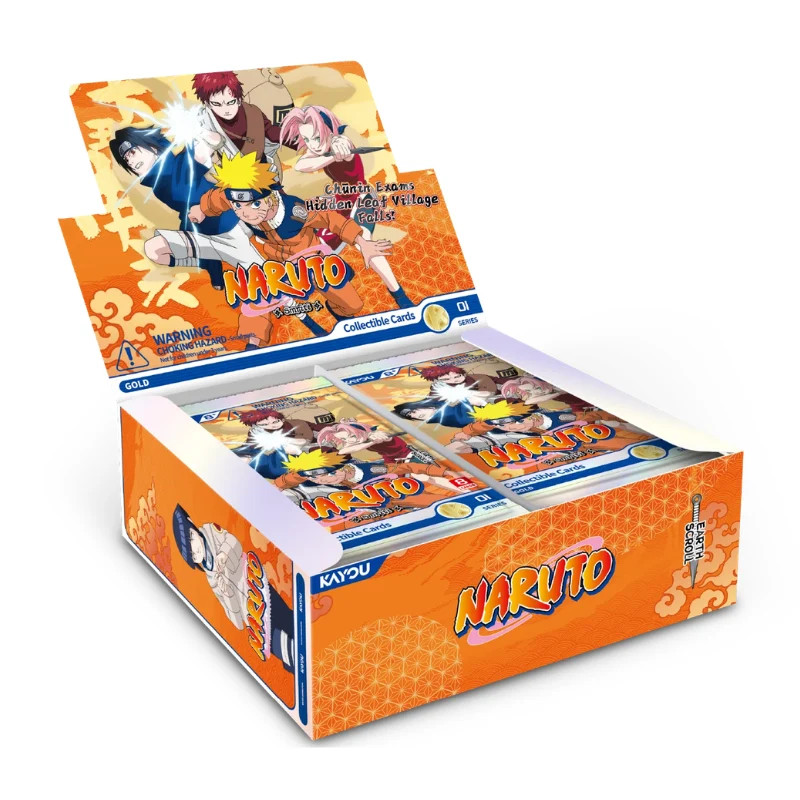 Kayou Naruto Earth Scroll Series 1 NA English Factory Sealed Booster Box 20 Pack
