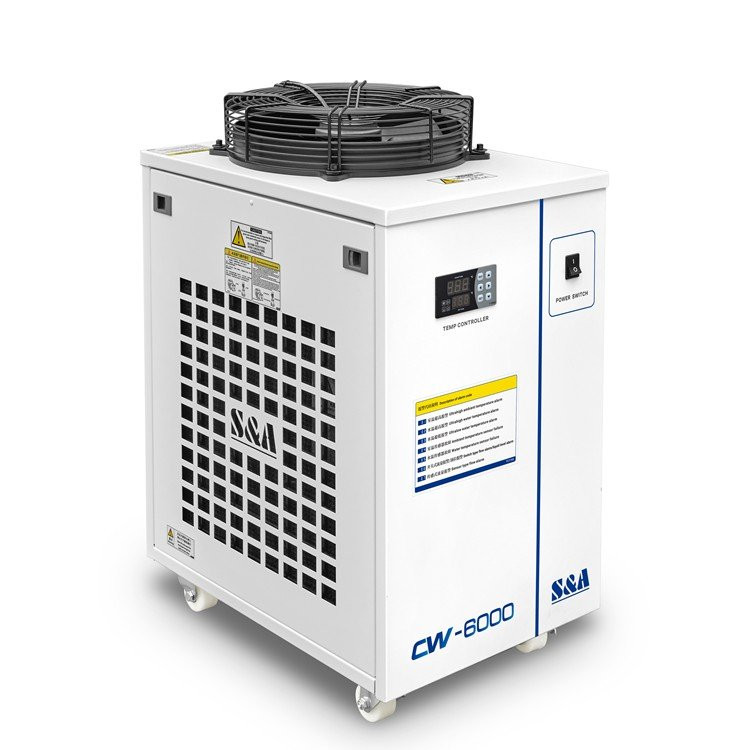 S&A Genuine CW-6000BN 220V Water Chiller For 30W-300W Fiber Laser Cooling US S&A Genuine CW-6000BN 220V Water Chiller For 30W-300W Fiber Laser Cooling US