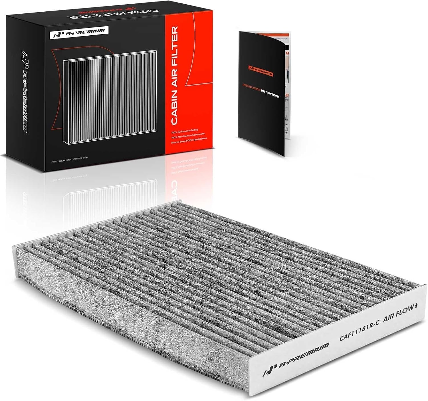 Cabin Air Filter with Activated Carbon Compatible with Chevrolet Corvette