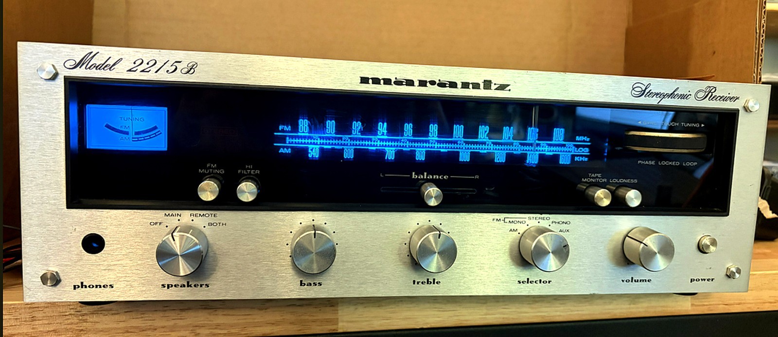 Marantz 2215B Vintage Stereo Receiver RESTORED Bench Tested and Documented