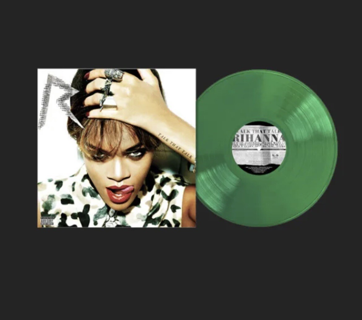 Rihanna Talk That Talk RIH Issue Exclusive Emerald Green Vinyl Colored
