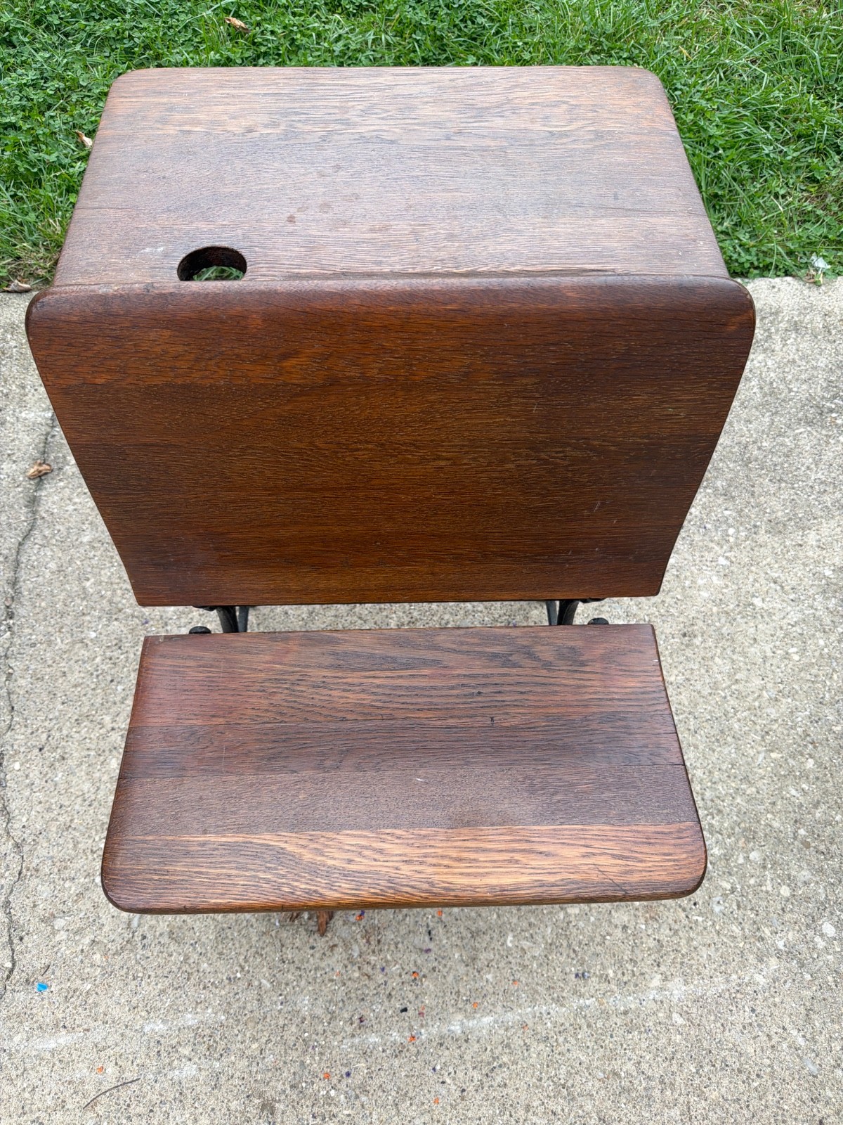 Vintage school desk, early 1900s, Columbia #5 Vintage school desk, early 1900s, Columbia #5