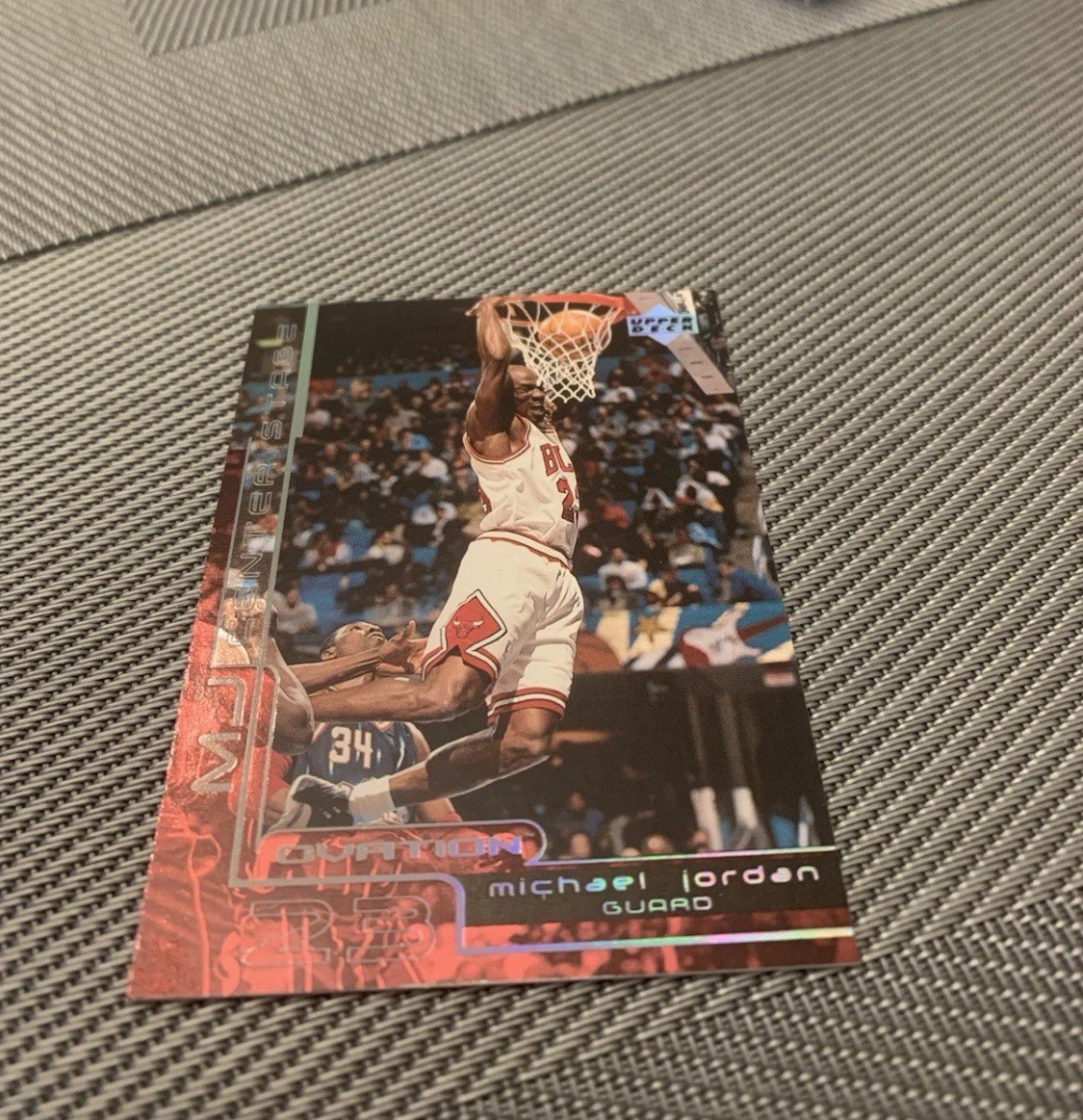 1999-00 Upper Deck Ovation - Center Stage- Michael Jordan #CS13 1999-00 Upper Deck Ovation - Center Stage- Michael Jordan #CS13