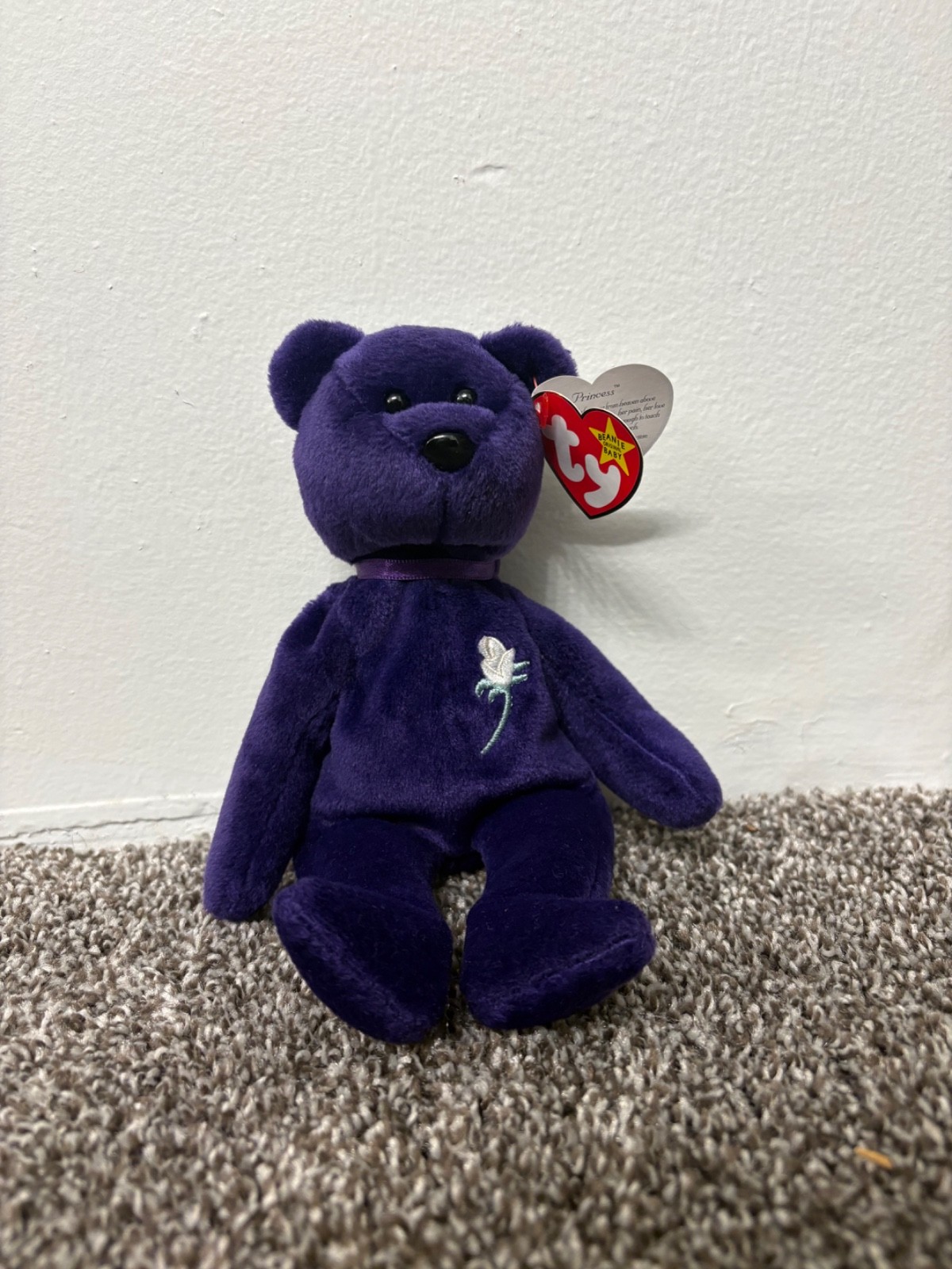Ty Beanie Babies Princess Bear Toy Ty Beanie Babies Princess Bear Toy