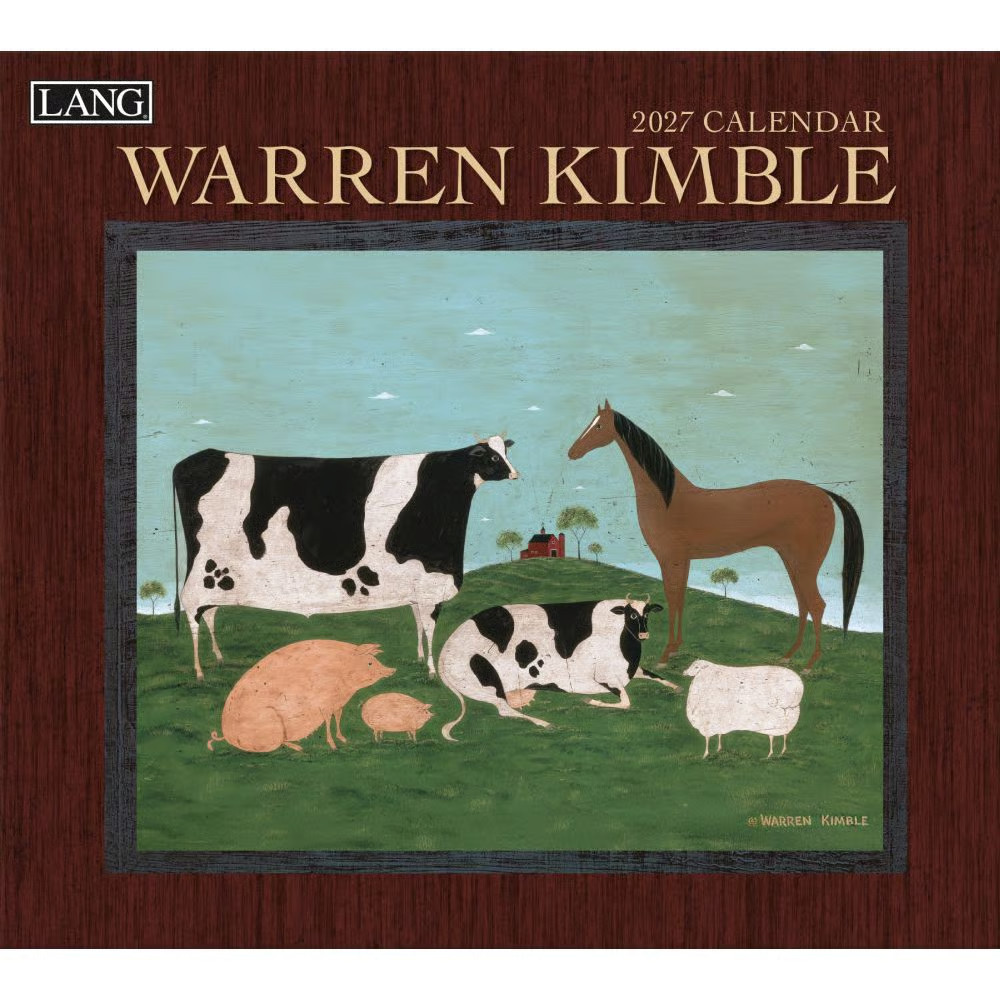 Lang Brands,  Warren Kimble 2027 Wall Calendar by Warren Kimble