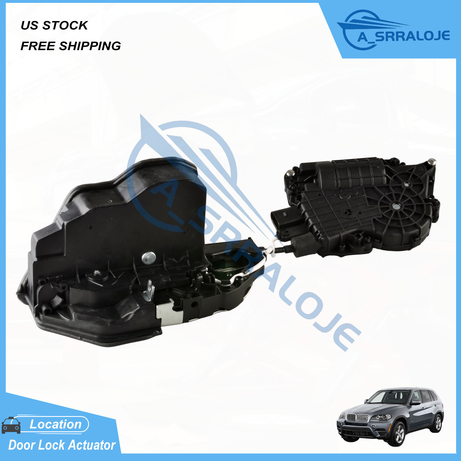 Fit 07-14 BMW E70 X5 X6 w/ Soft Close Automatic Front Right Door Lock Actuator Fit 07-14 BMW E70 X5 X6 w/ Soft Close Automatic Front Right Door Lock Actuator