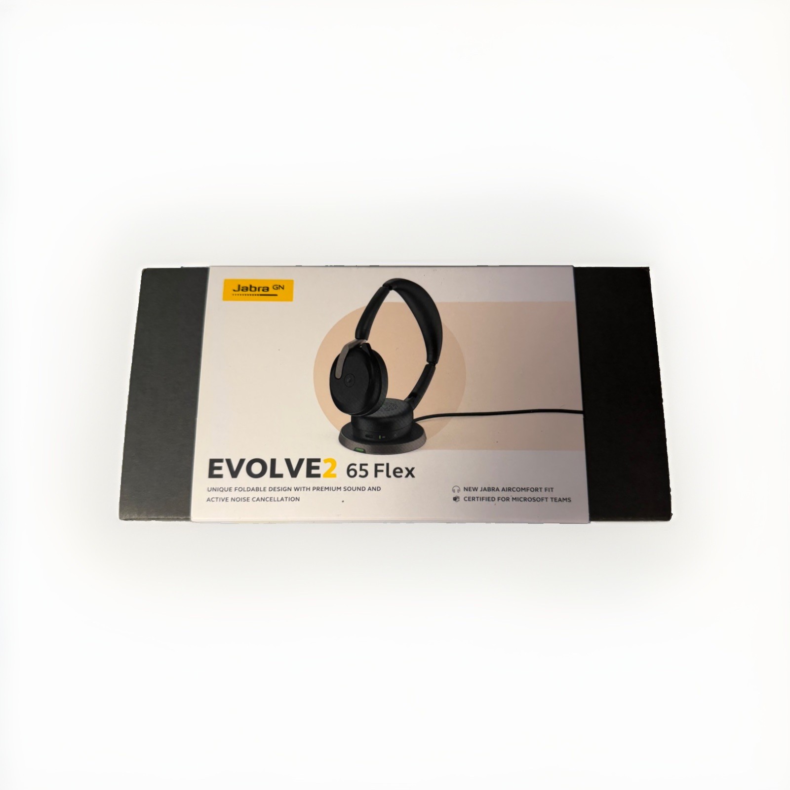 NEW SEALED Jabra Evolve2 65 Flex Stereo Headset, Bluetooth, MS NEW SEALED Jabra Evolve2 65 Flex Stereo Headset, Bluetooth, MS