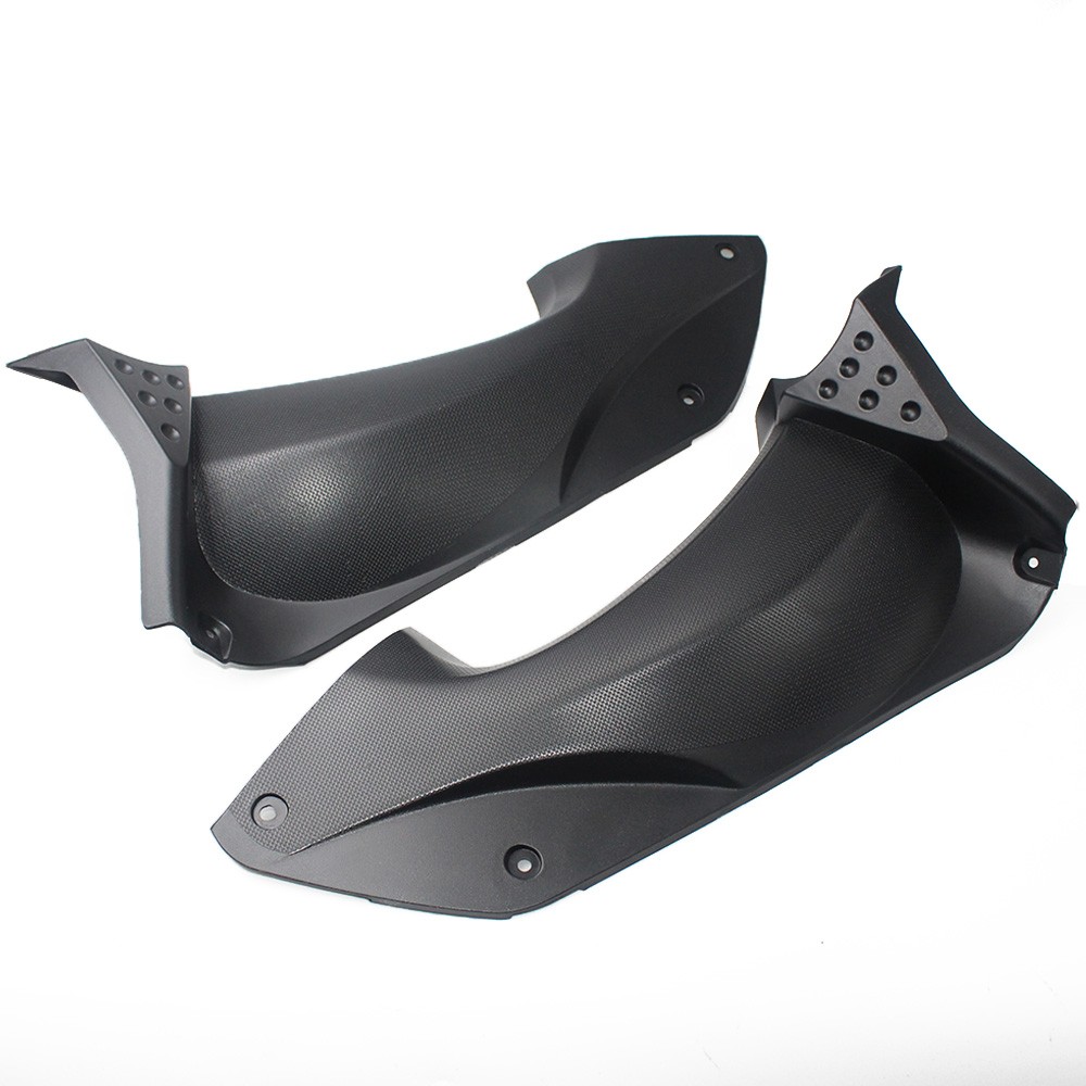 For Kawasaki ZX-14 ZZR1400 2006-11 Black Upper Front Dash Air Duct Cover Fairing