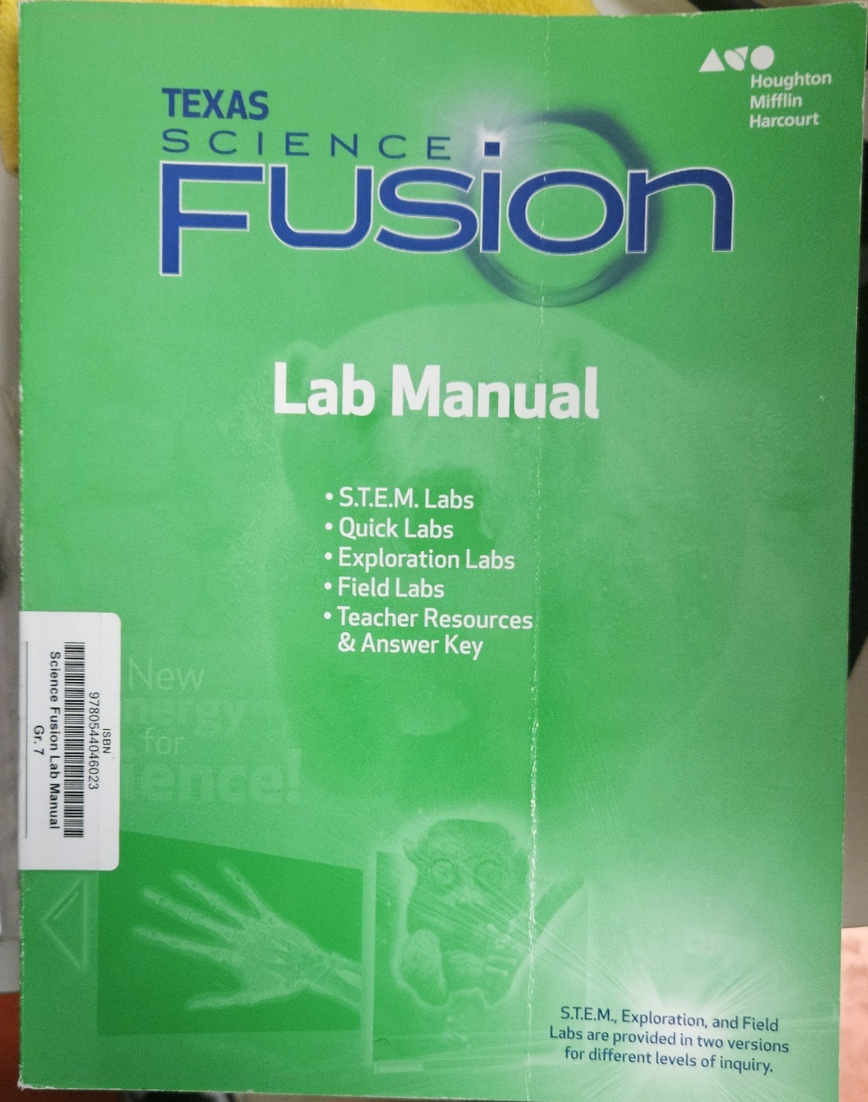 SCIENCE FUSION: LAB MANUAL GRADES 7 ,BRAND NEW SCIENCE FUSION: LAB MANUAL GRADES 7 ,BRAND NEW