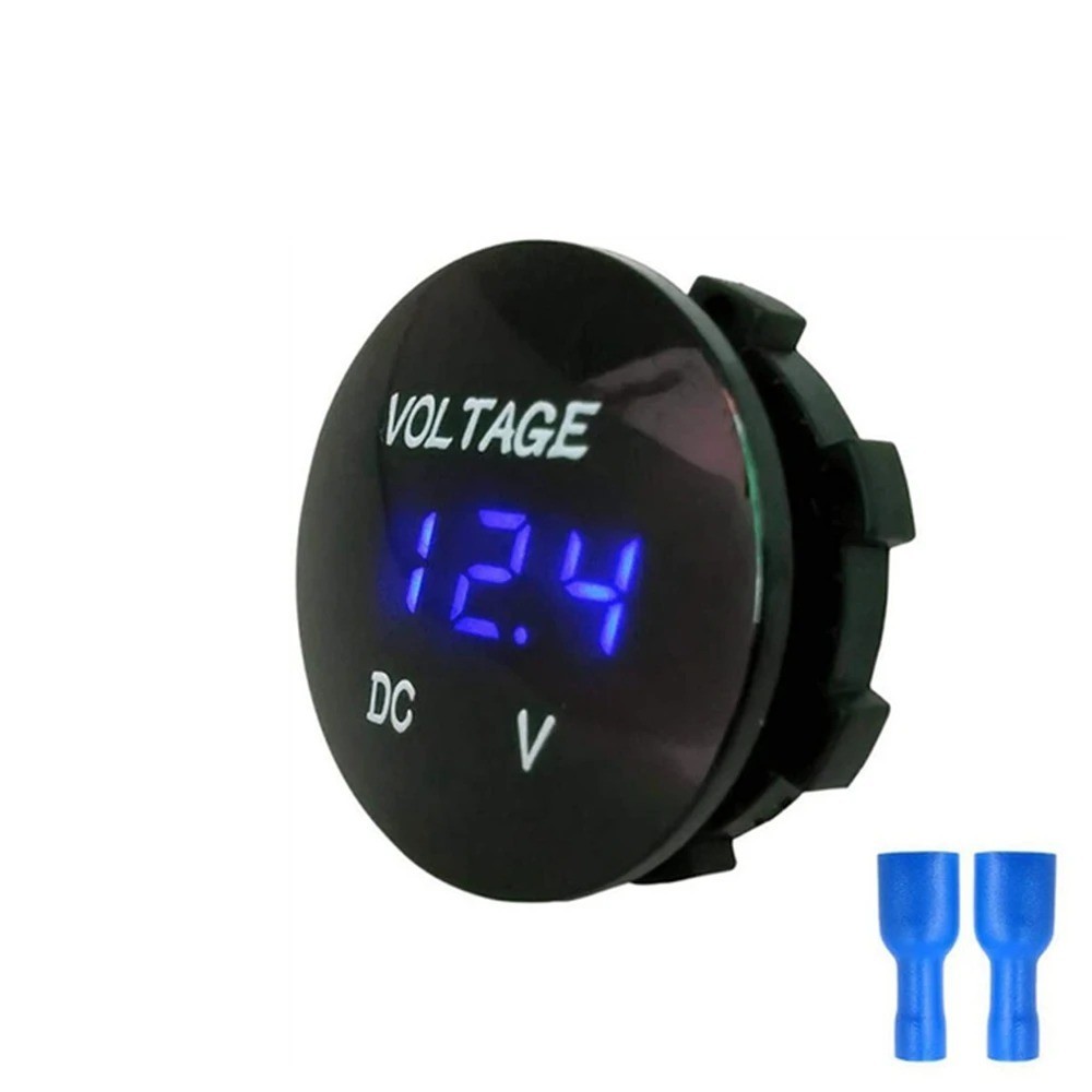 DC 12V-24V LED Panel Digital Voltage Volt Meter Display Voltmeter Motorcycle Car