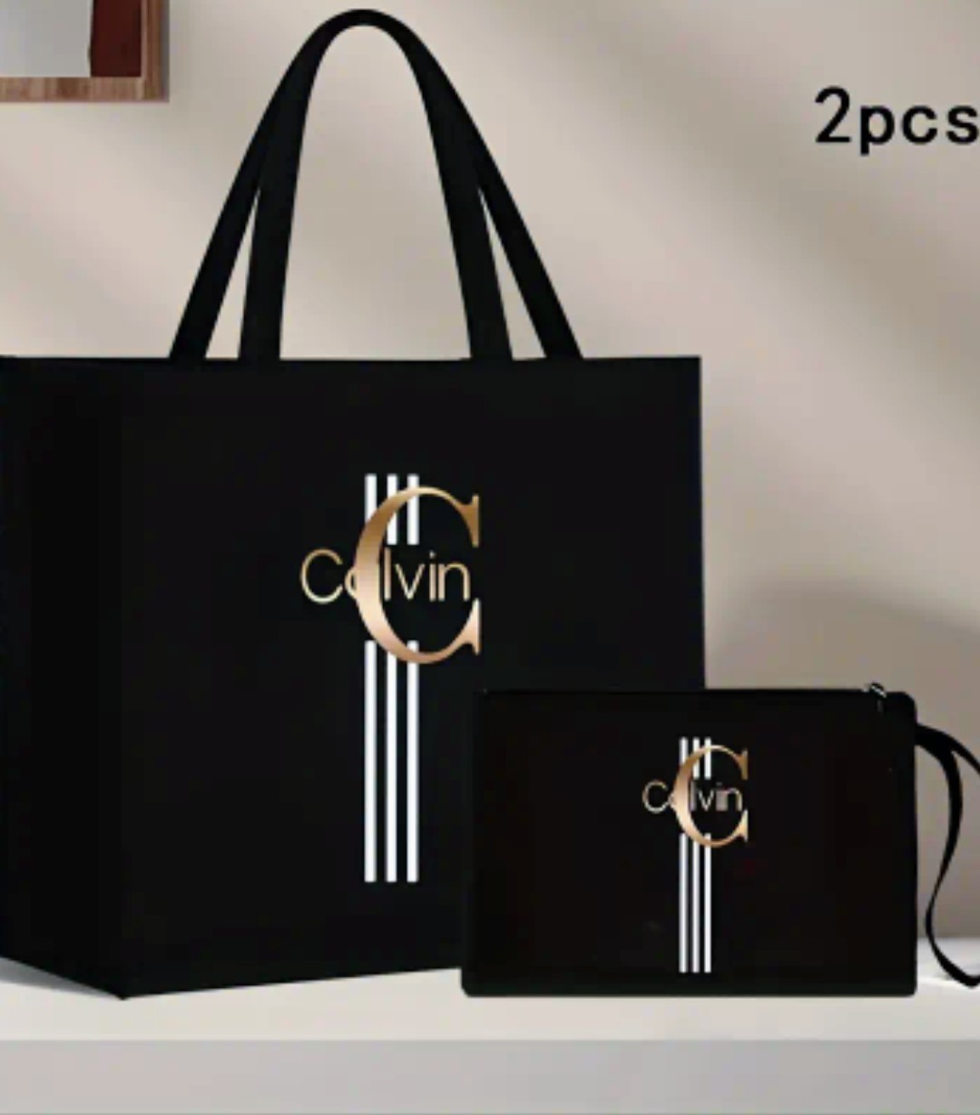 Brand new-Calvin-2pcs handbag-Womens Handbag-Set- Tote- Crossbody- Bag -Stylish Brand new-Calvin-2pcs handbag-Womens Handbag-Set- Tote- Crossbody- Bag -Stylish