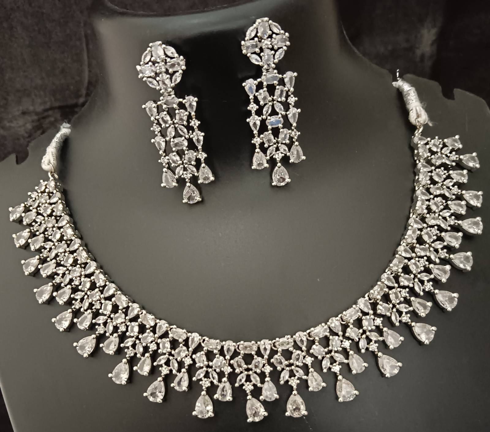 Premium Quality Handmade AAA CZ Stones Bridal Jewellery Sets