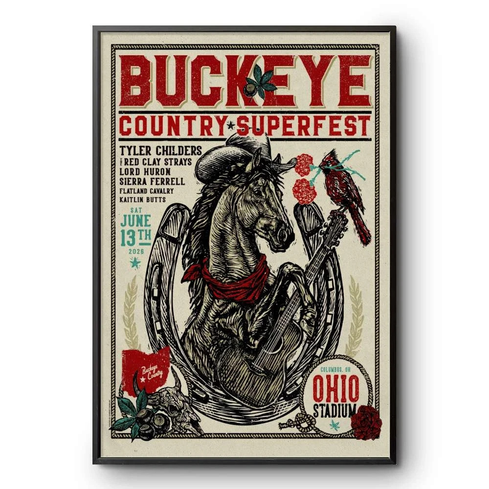 Buckeye Country Superfest Ohio Stadium June 13 2026 Poster