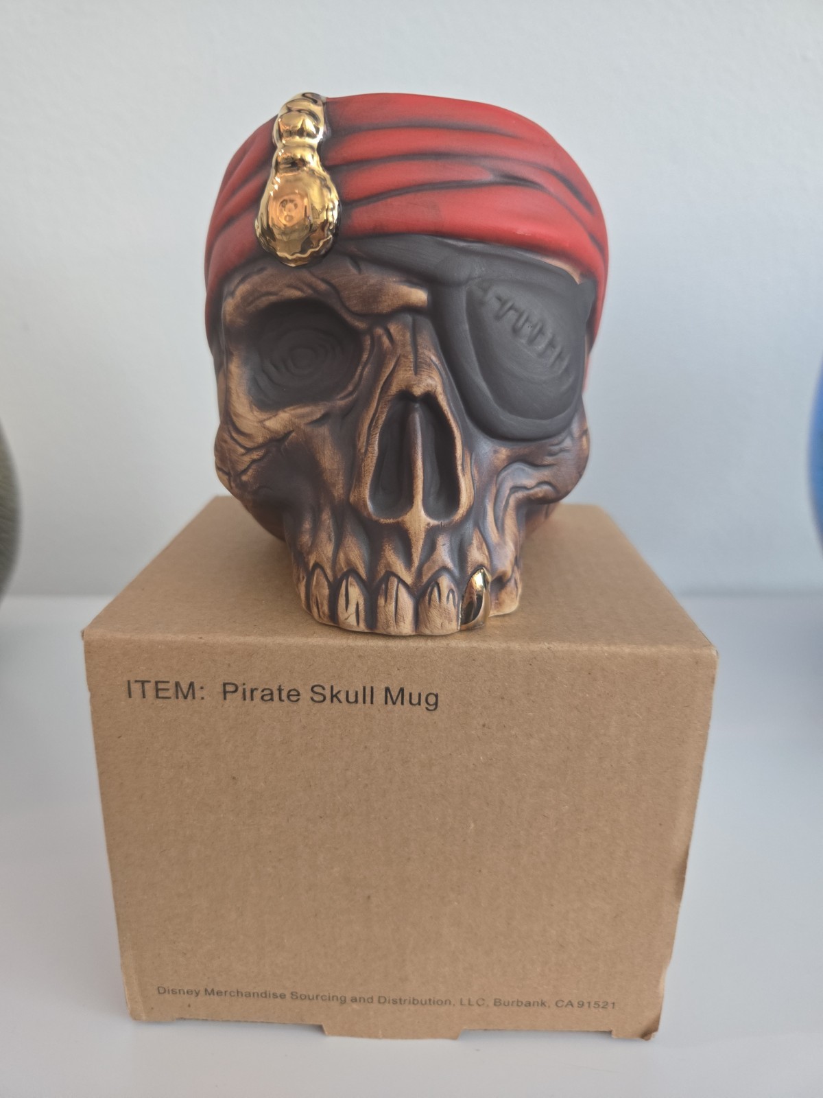 NEW Disney Park Exclusive 1st Edition Beak & Barrel Pirates Caribbean Skull Mug
