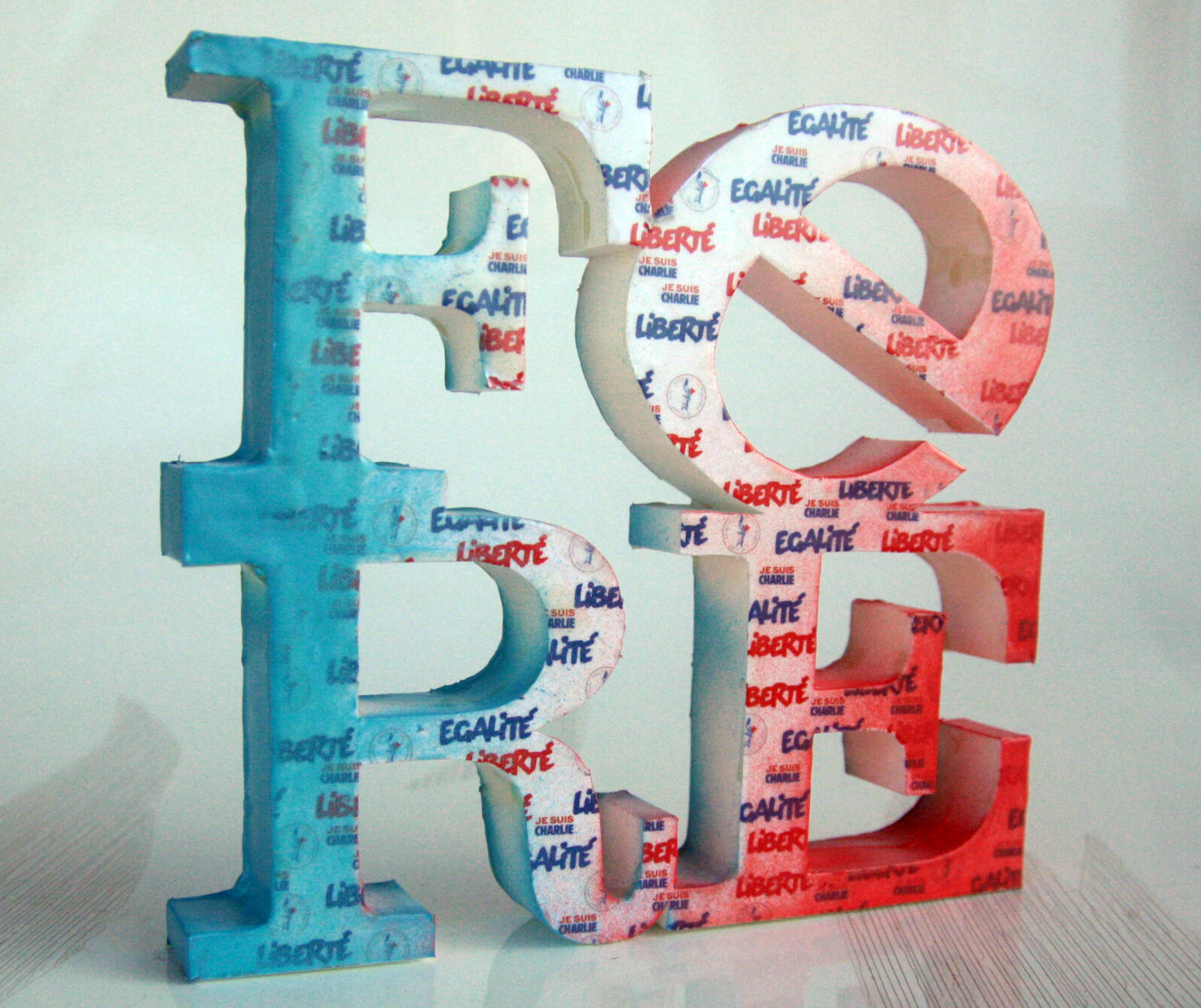 PyB signed LIBERTE EXPRESSION sculpture pop street art graffiti french painting