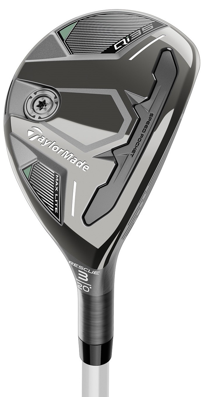 Women TaylorMade Qi35 MAX Lite Rescue 27* 5H Hybrid Fuji Air Speeder 40 \'25 VG