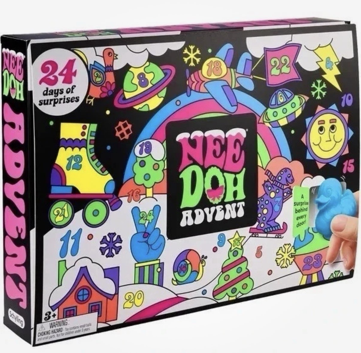 Schylling NeeDoh Advent Calendar Christmas 24 days 2026 Authentic NEW IN HAND Schylling NeeDoh Advent Calendar Christmas 24 days 2026 Authentic NEW IN HAND