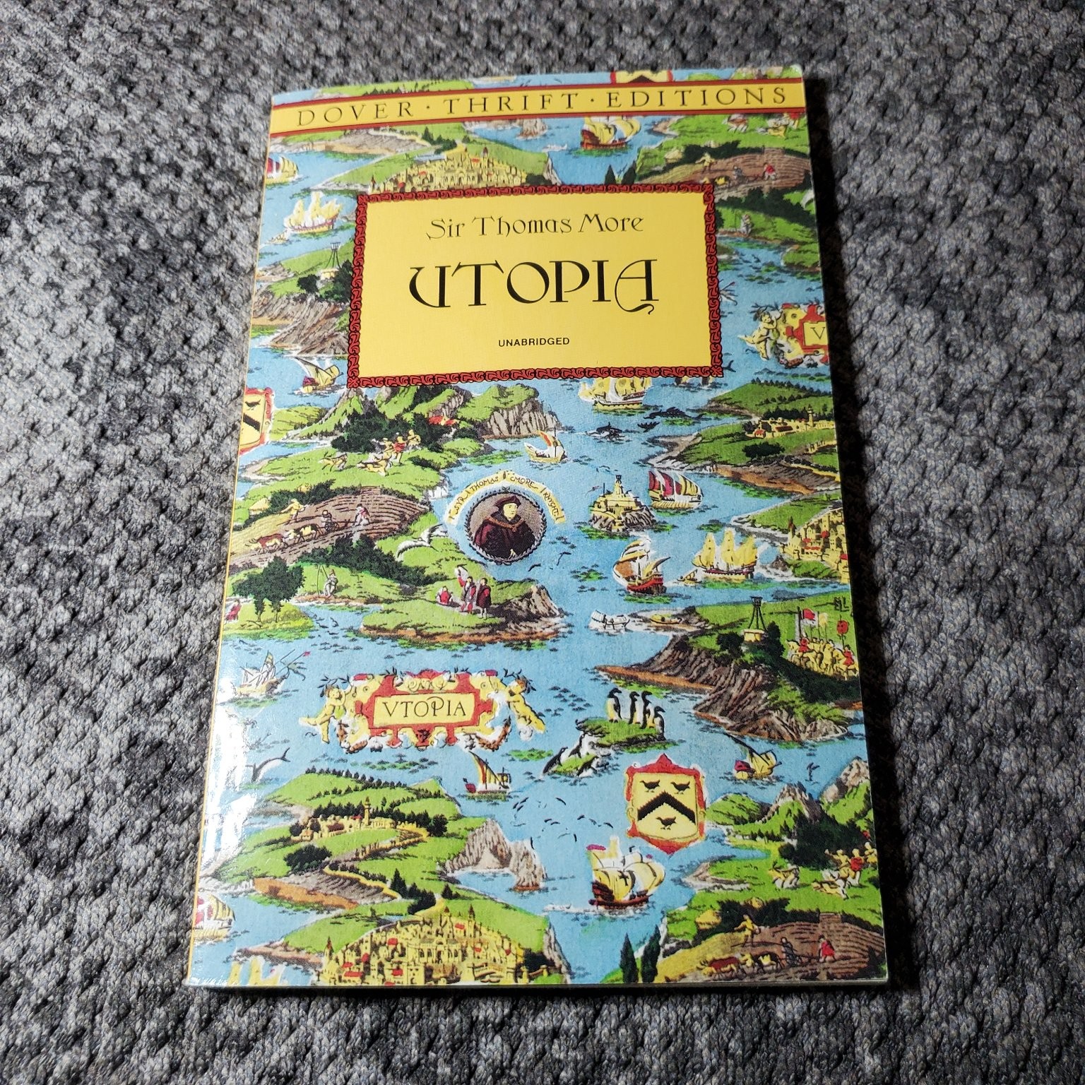 Utopia Sir Thomas More 1997 Dover Thrift Edition Classic Philosophy