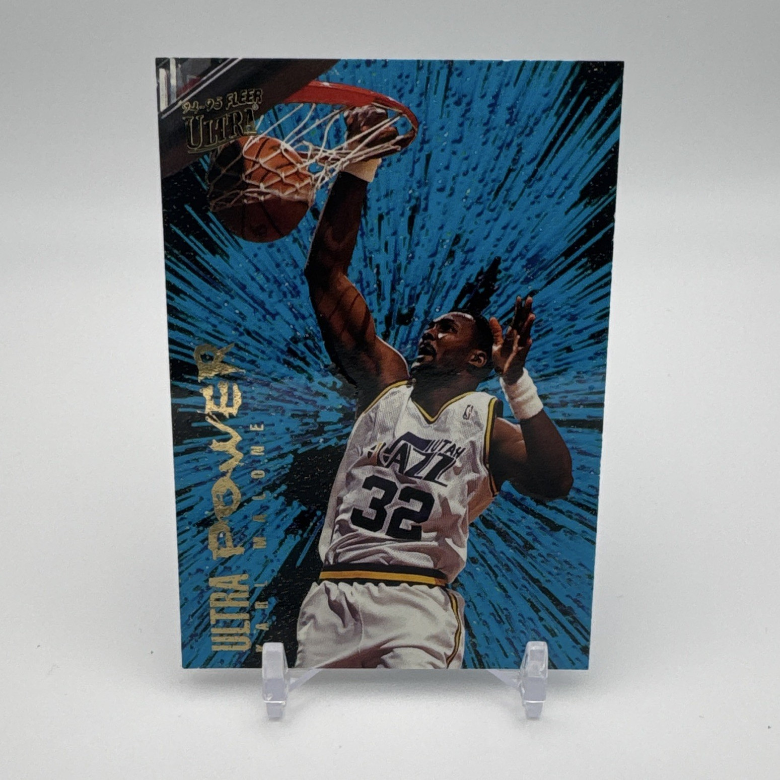 1994-95 Fleer Ultra Karl Malone Ultra Power 5 of 10 Utah Jazz 1994-95 Fleer Ultra Karl Malone Ultra Power 5 of 10 Utah Jazz