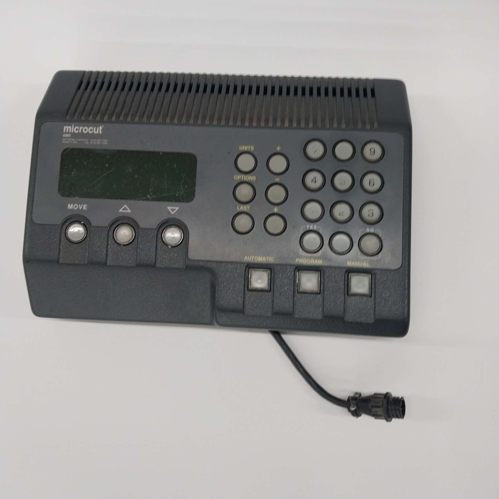 MICROCUT GMS PAPER CUTTER CONTROL MICROCUT GMS PAPER CUTTER CONTROL