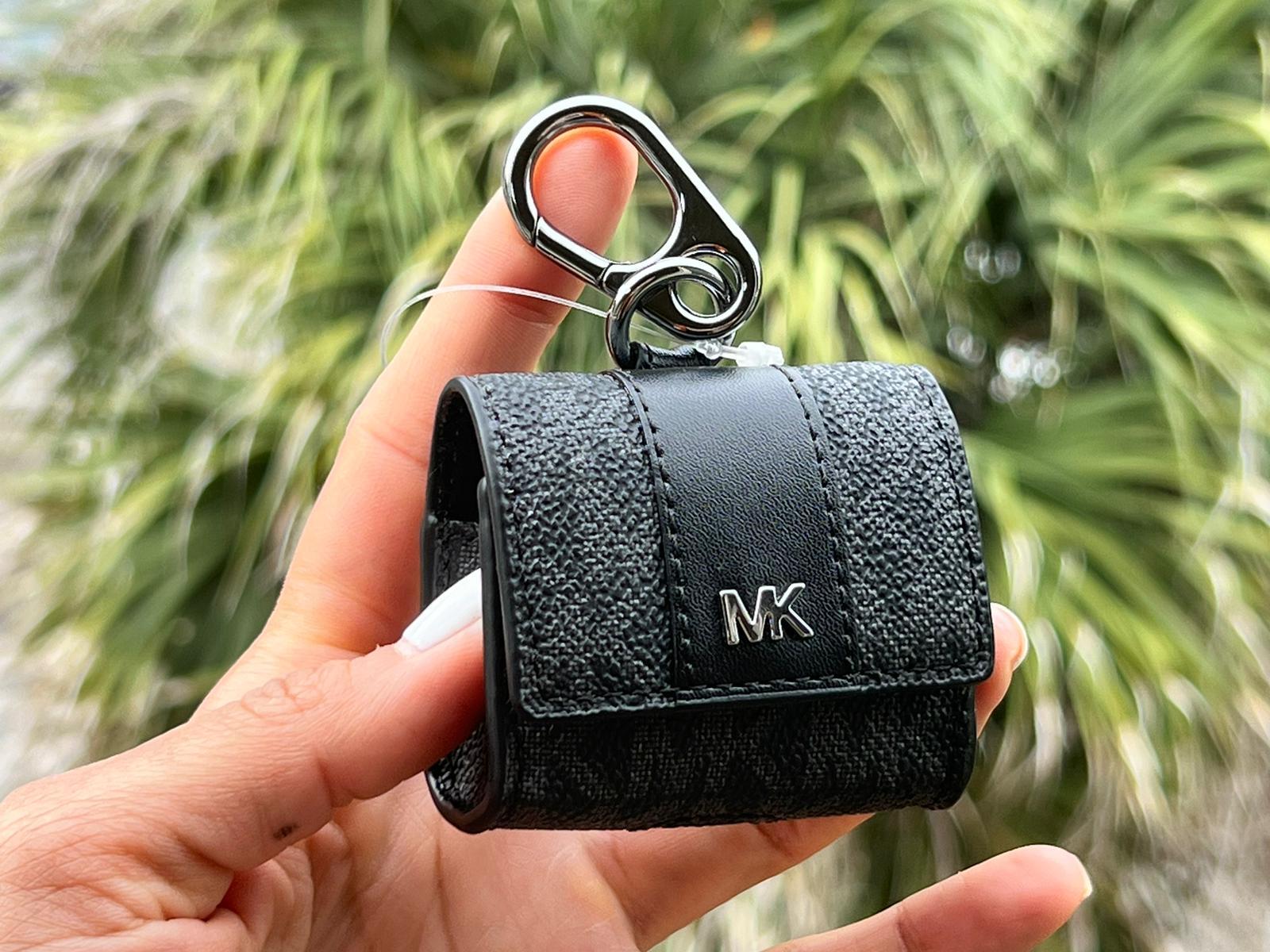 Michael Kors Men Women\'s Airpod Case Unisex Black with Lanyard Comes With Box MK Michael Kors Men Women\'s Airpod Case Unisex Black with Lanyard Comes With Box MK