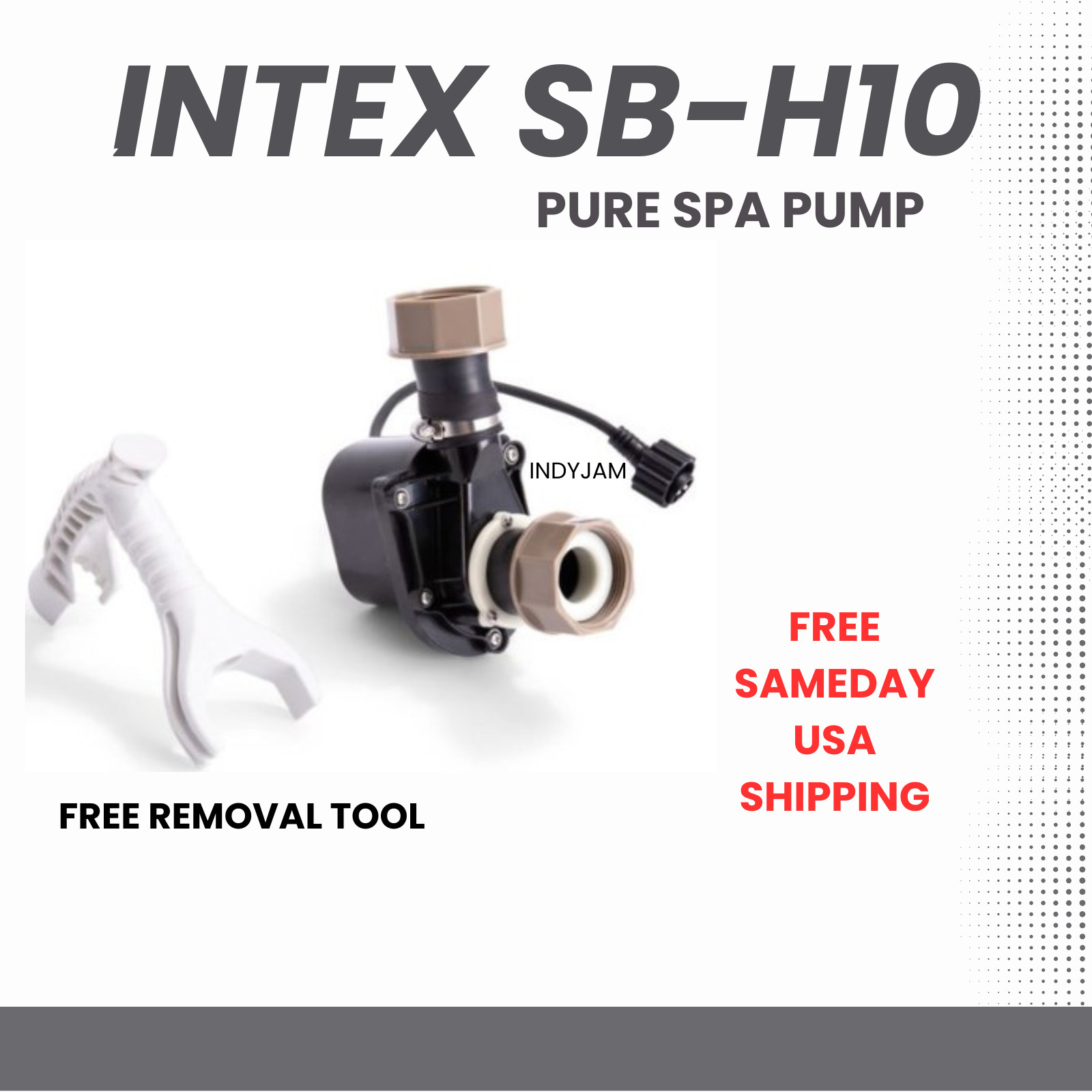 SB-H10 Genuine Intex Spa Model SBH10  Filter Motor pump replacement Kit 