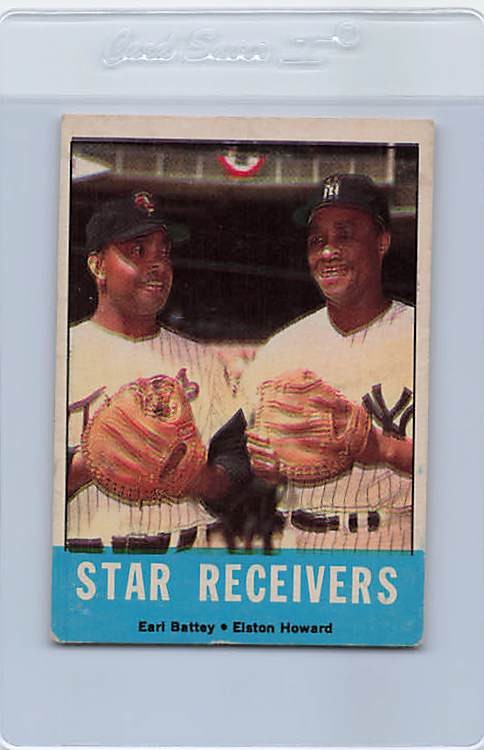 1963 Topps #306 Star Receivers Battey/ Howard VG *DA-E7508