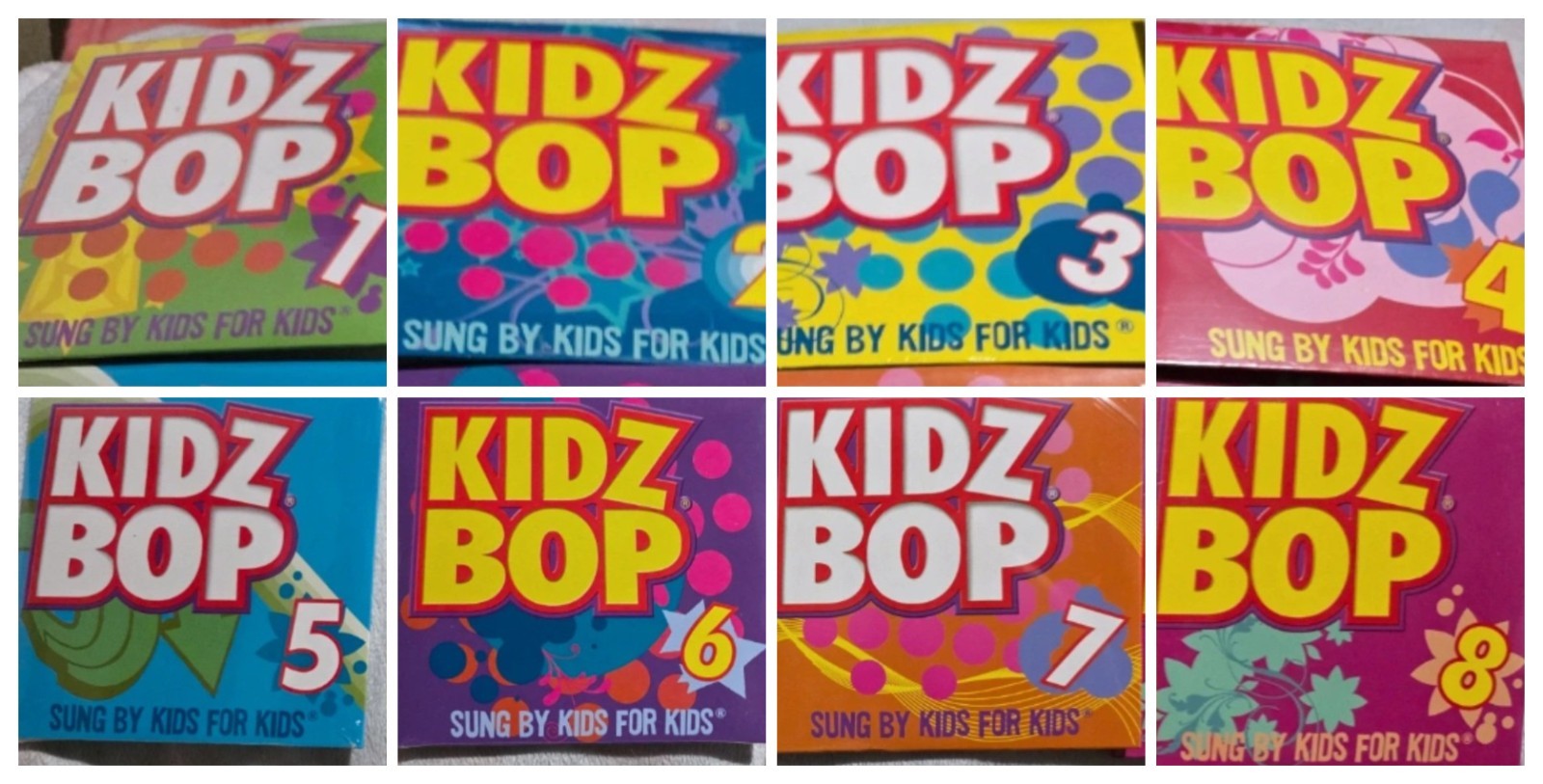 Kidz Bop McDonald\'s Happy Meal CD Complete Set 1-8 – All New Sealed (2009)