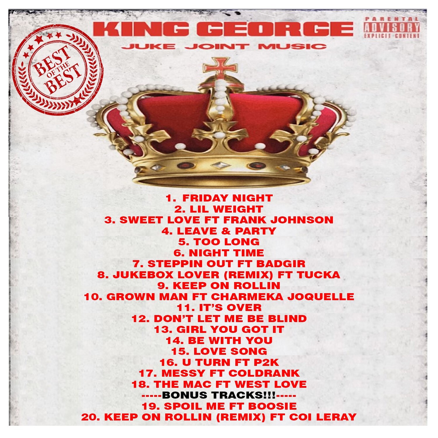 KING GEORGE: Juke Joint Music (DELUXE EDITION) KING GEORGE: Juke Joint Music (DELUXE EDITION)