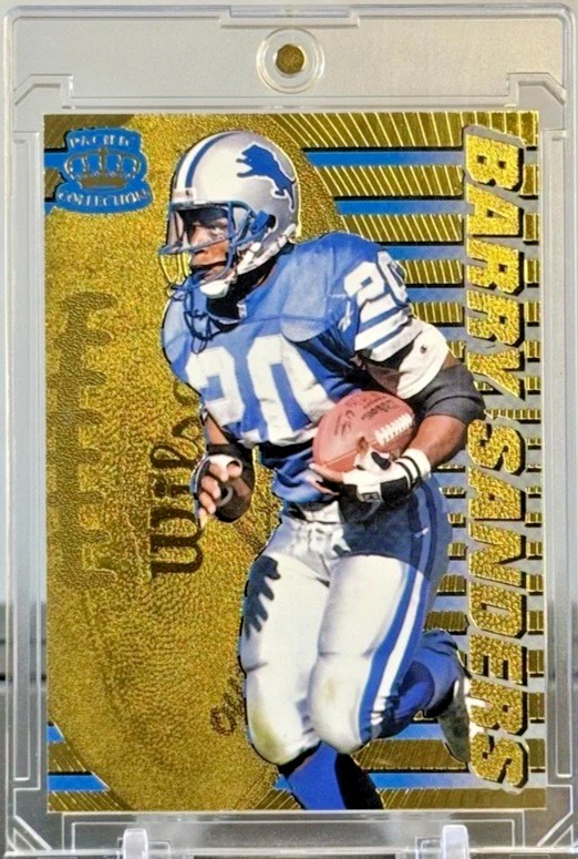 BARRY SANDERS 1996 Pacific Dynagon GOLD FOIL #P-48 Lions HOF GOAT NM-MT 🔥