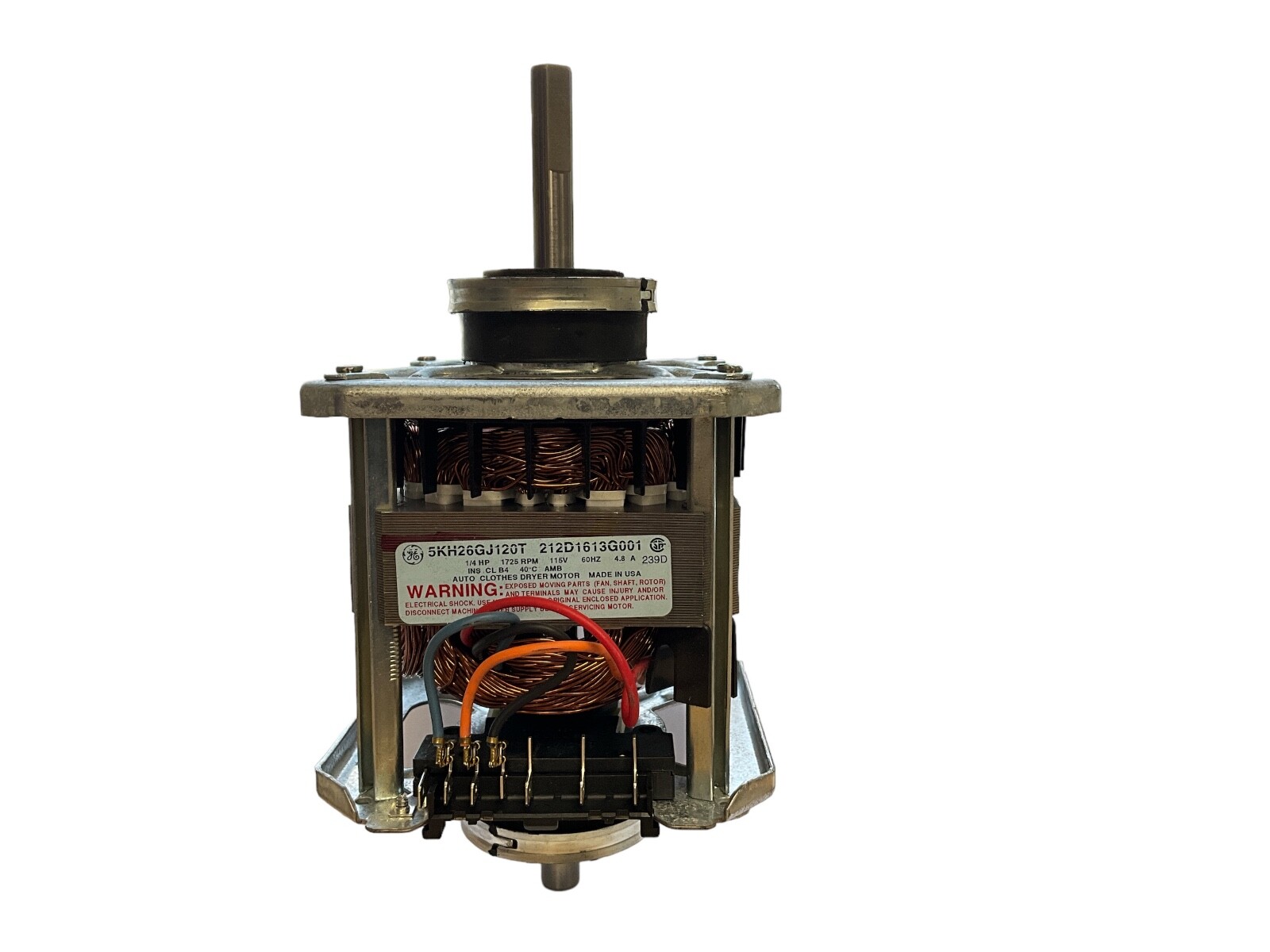 GE WE17X10010 Dryer Motor, 1/4 HP, 115V
