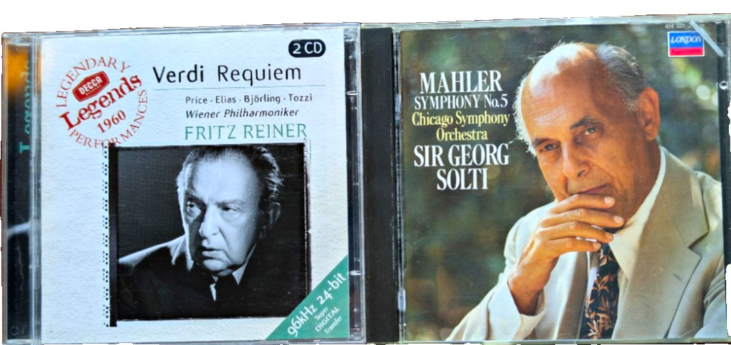 Classical CD Lot 3 Decca Legends Verdi Requiem Reiner Mahler Solti London W Germ