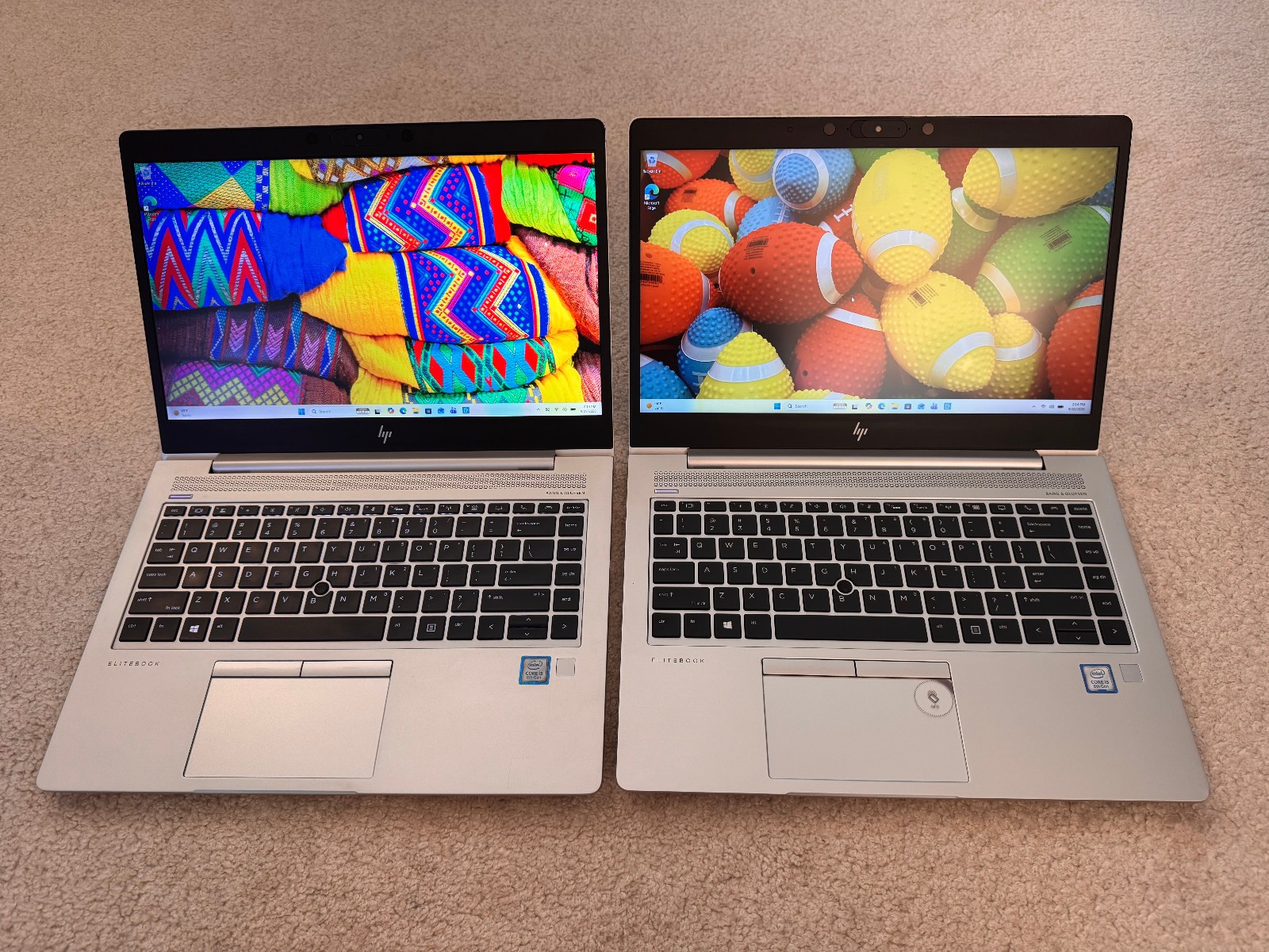 LOT OF 2 HP ELITEBOOK 840 G6 LAPTOP 14
