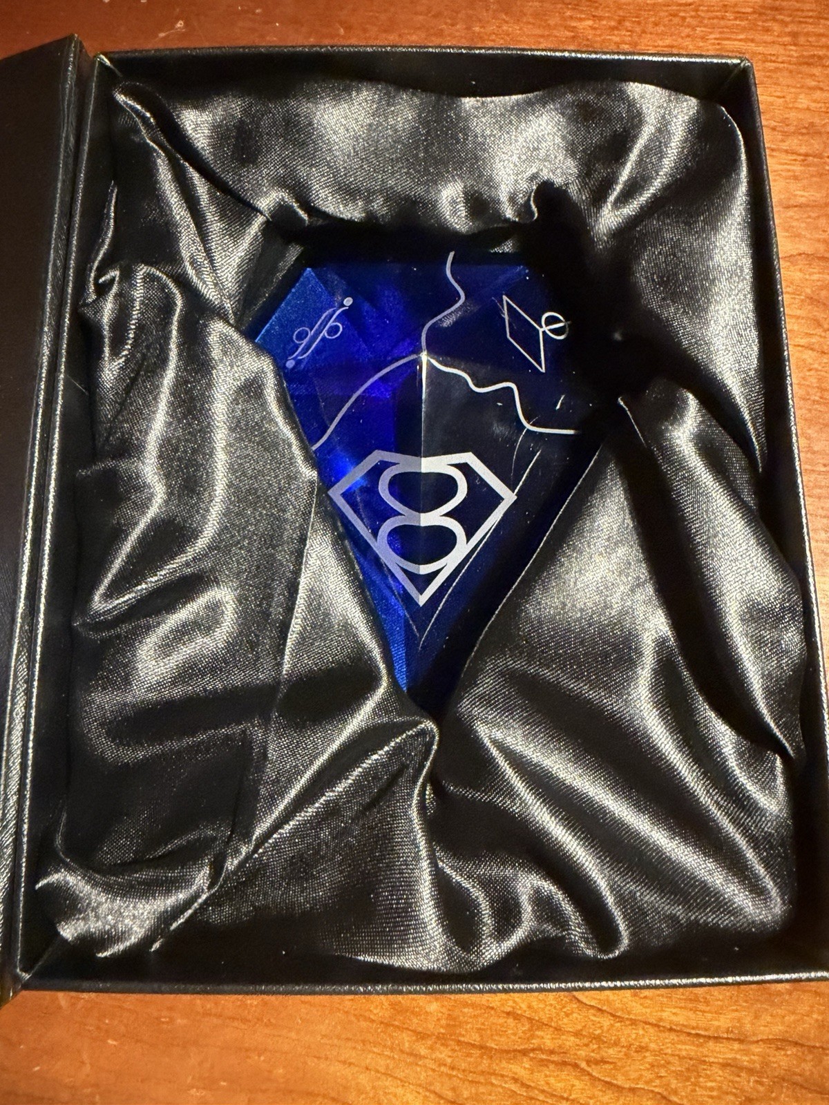 Superman Smallville Blue Crystal Prop Laser Engraved  Nothing Else Like It