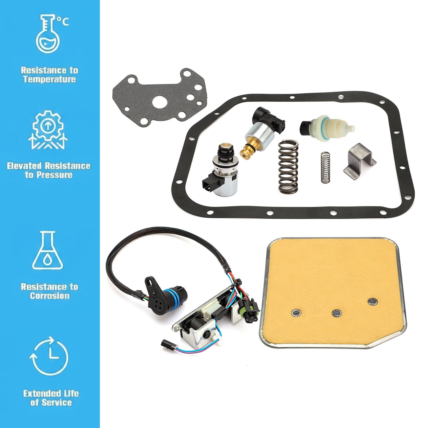 Solenoid Service Upgrade Kit 42RE 44RE 46RE 47RE 48RE 1993-97 Heavy-Duty