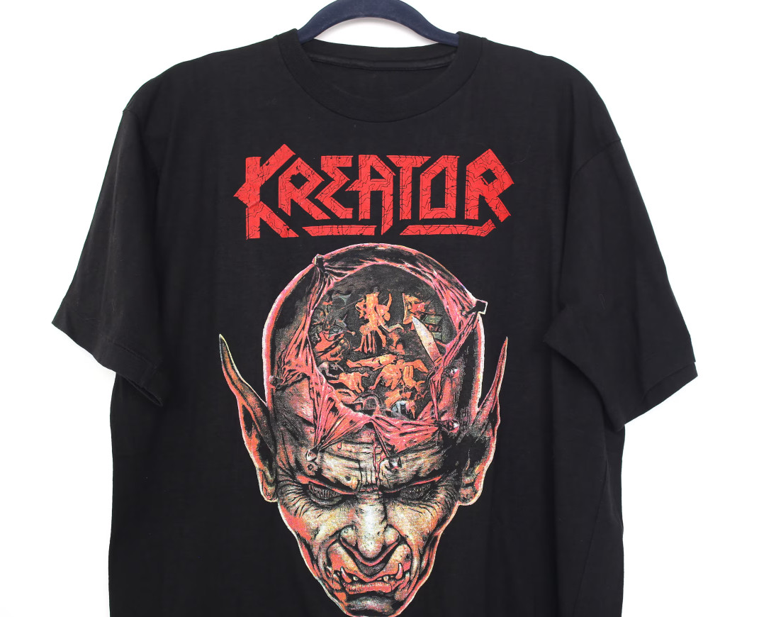 Vtg KREATOR Coma Of Souls Band Cotton Black All Size Unisex Shirt JJ262