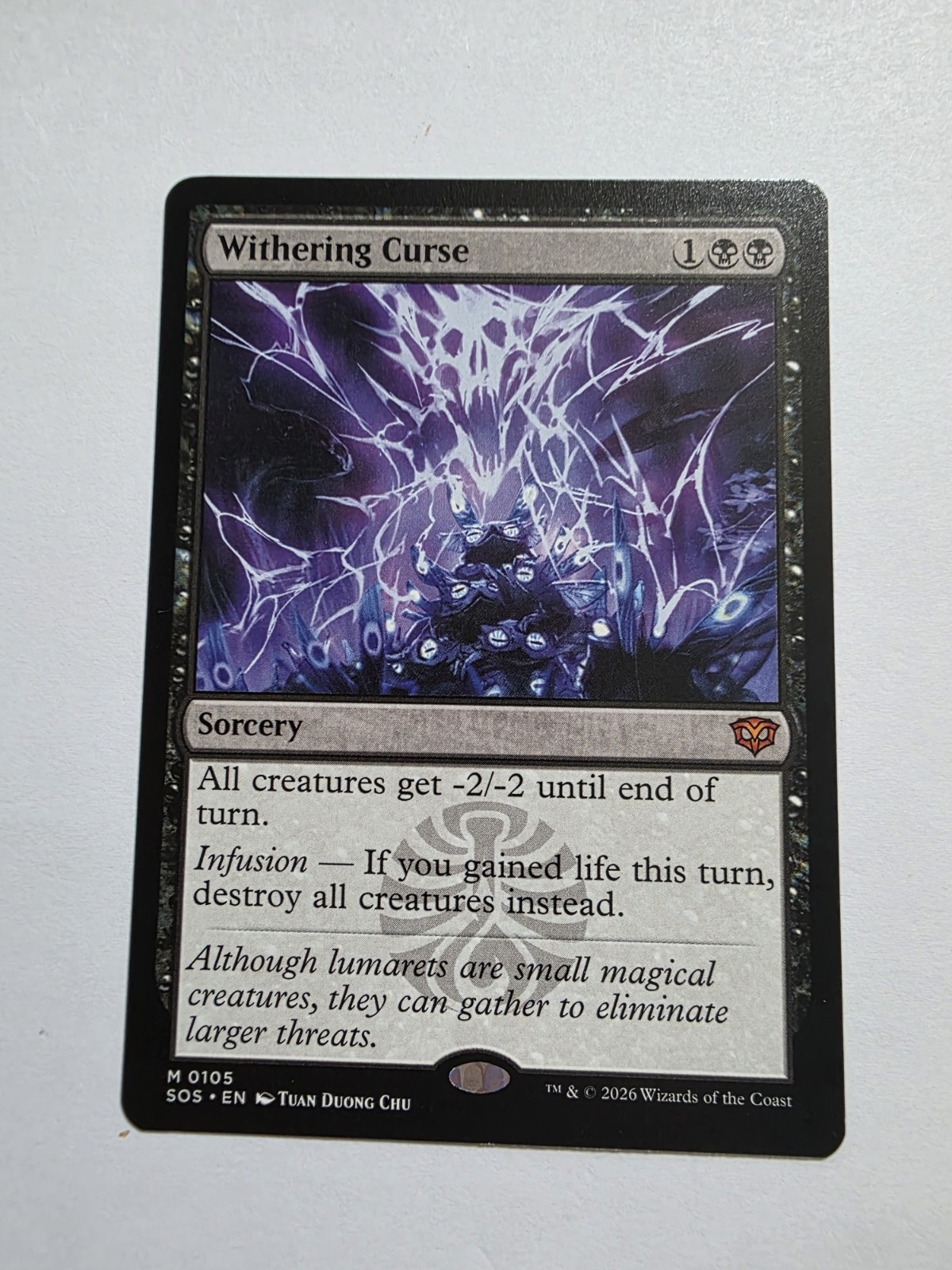 Withering Curse - Secrets of Strixhaven - Regular - Near Mint/Unplayed