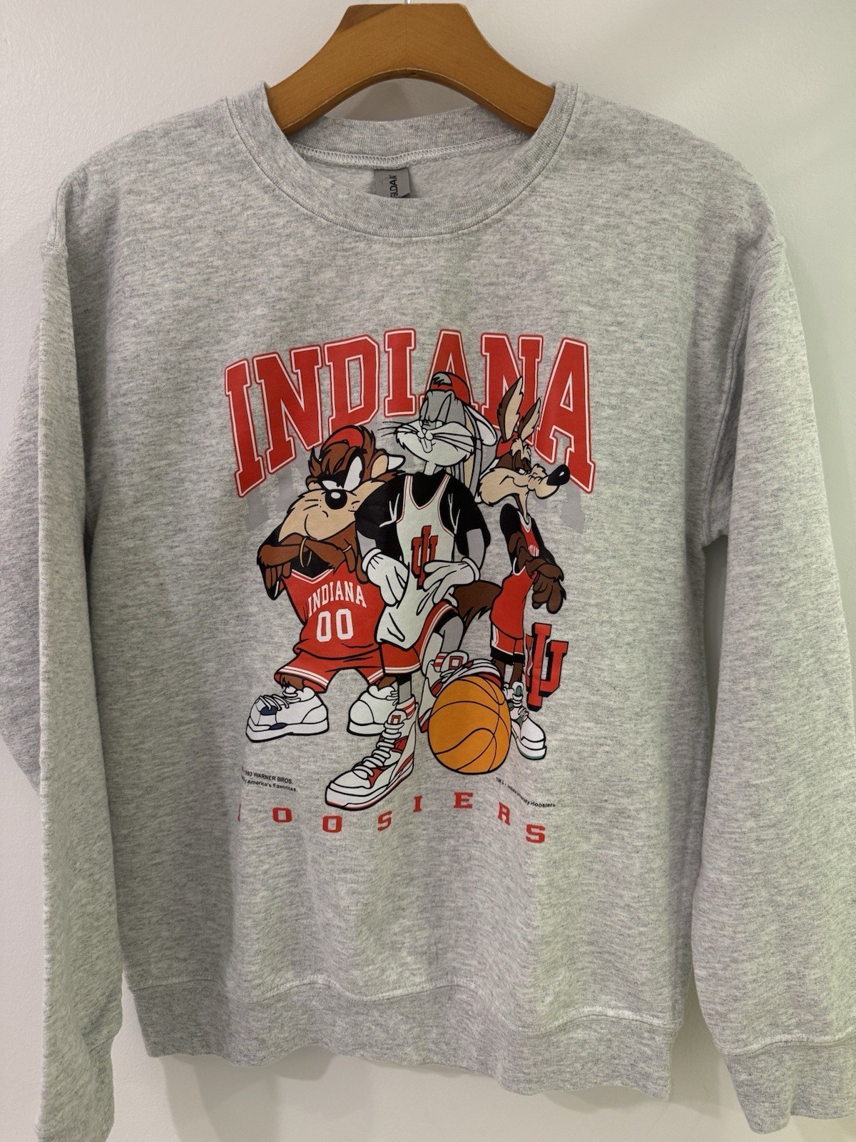 Vintage 1993 Looney Tunes Indiana Hoosiers Cotton Sweatshirt  AN65722